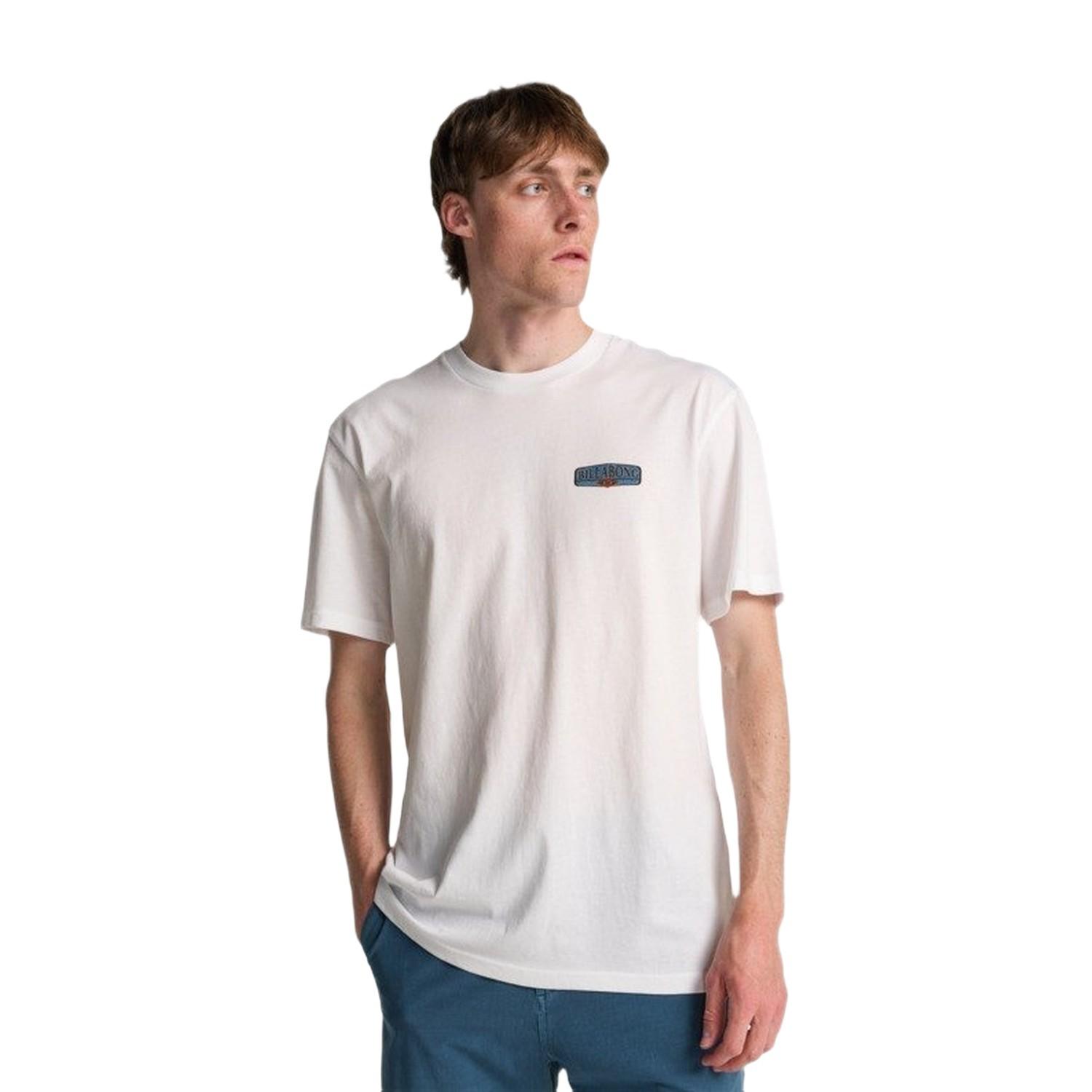 Billabong Runner Up Erkek Beyaz Tişört
