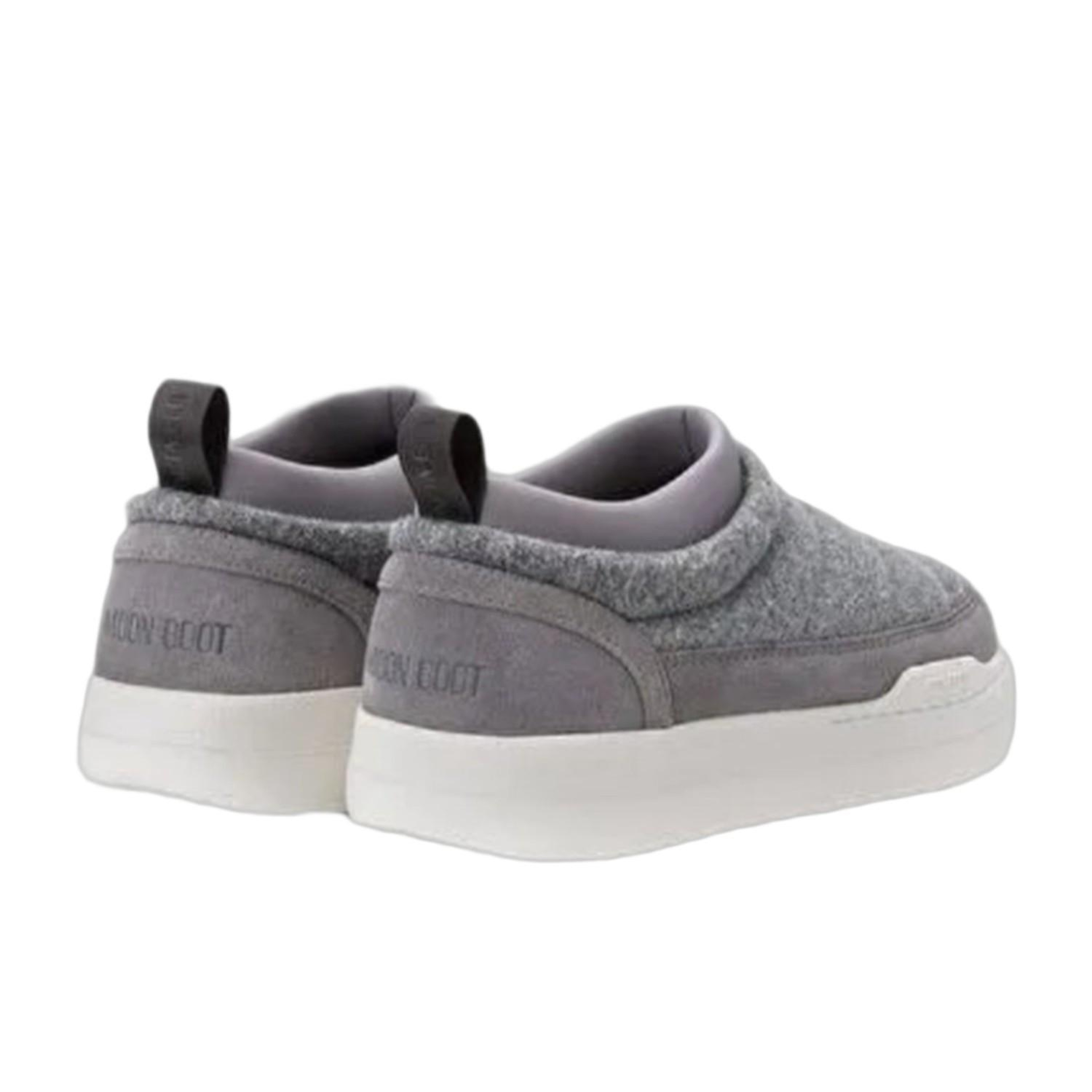 Moon Boot Park Soft Felt Kadın Gri Kar Botu