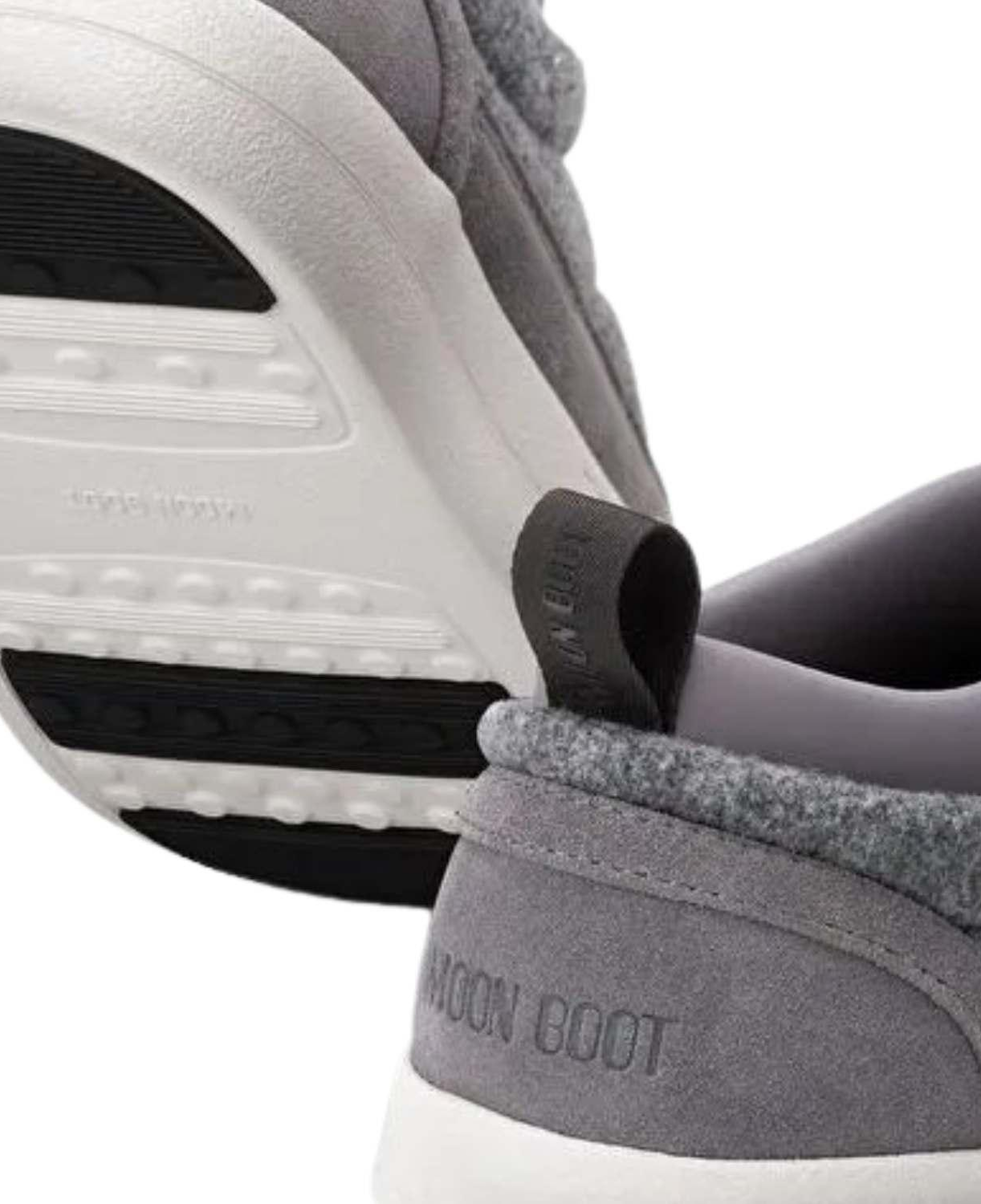 Moon Boot Park Soft Felt Kadın Gri Kar Botu