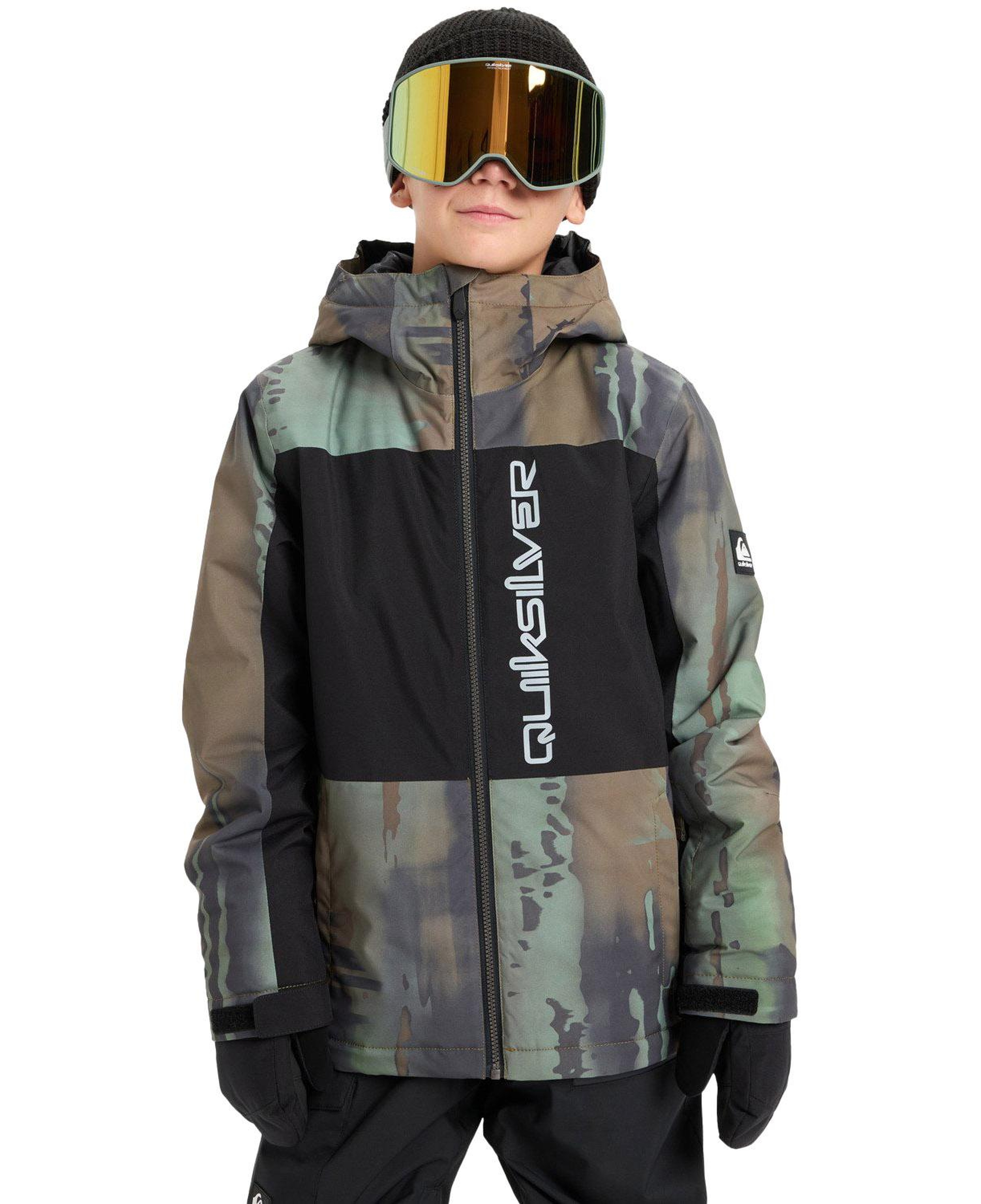 Quiksilver Side Hit Block Youth Erkek Çocuk Snowboard Ceketi