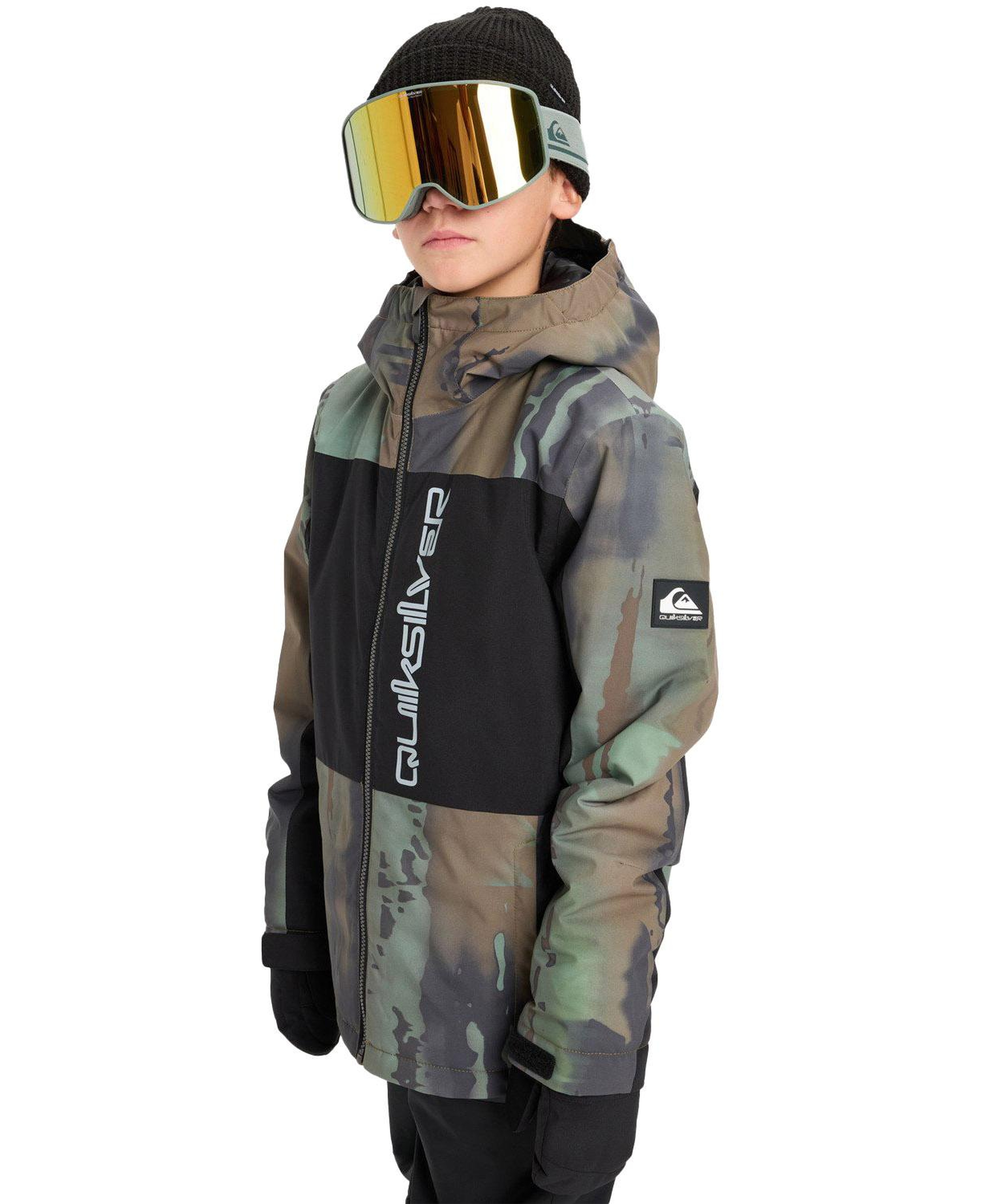 Quiksilver Side Hit Block Youth Erkek Çocuk Snowboard Ceketi