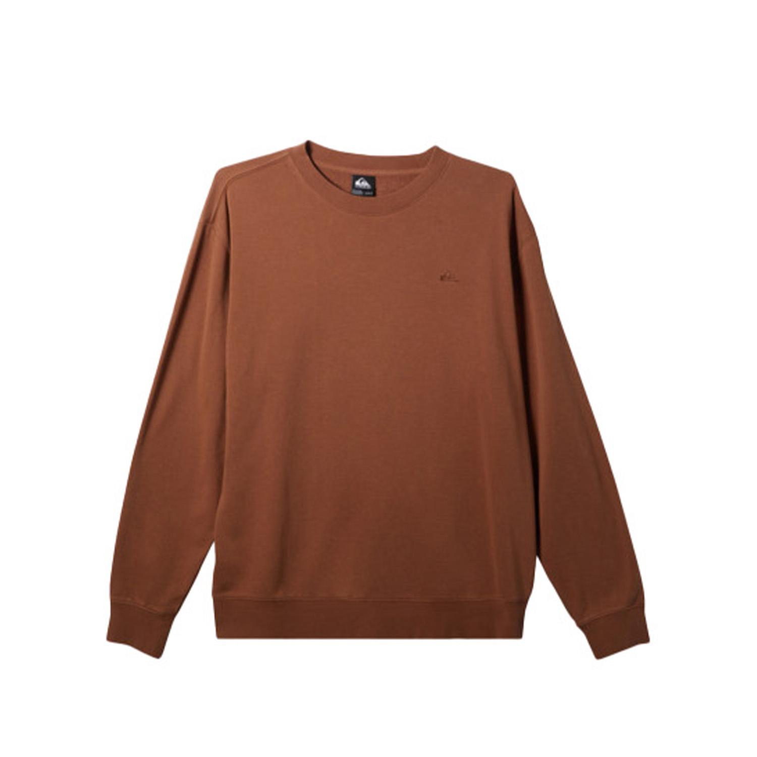 Quiksilver Salt Water Crew Erkek Kahverengi Sweat