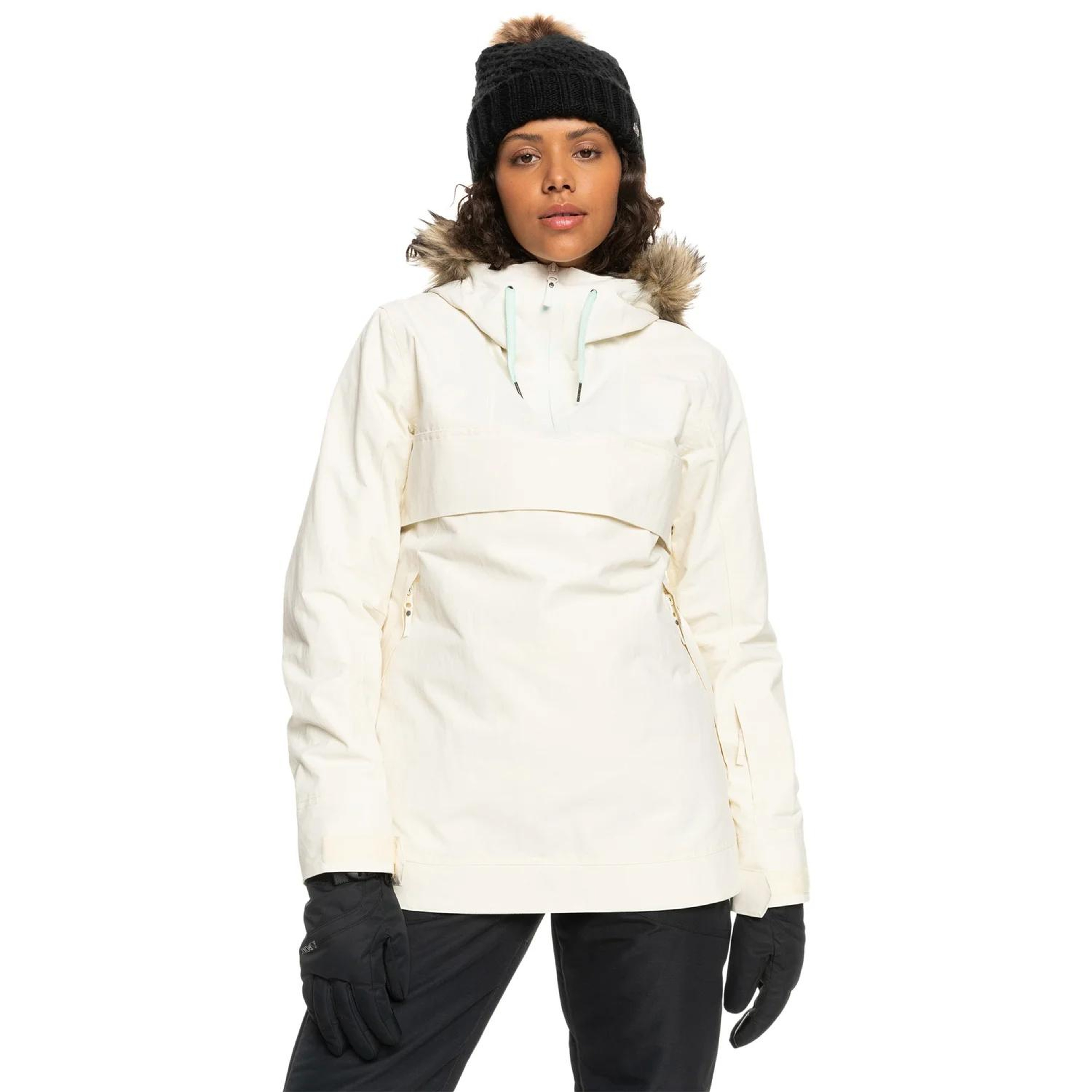 Roxy Shelter Kadın Beyaz Snowboard Ceketi