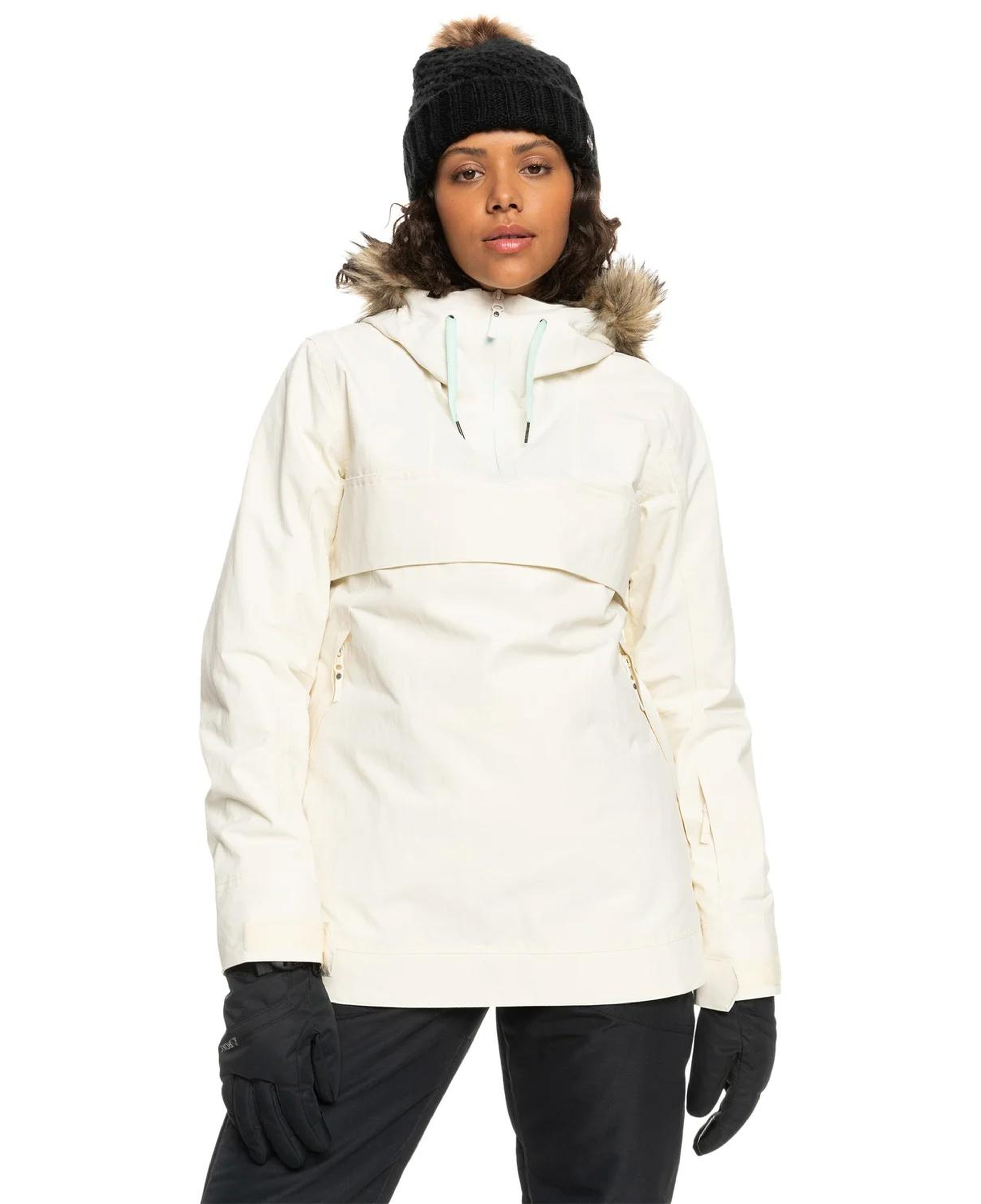 Roxy Shelter Kadın Beyaz Snowboard Ceketi