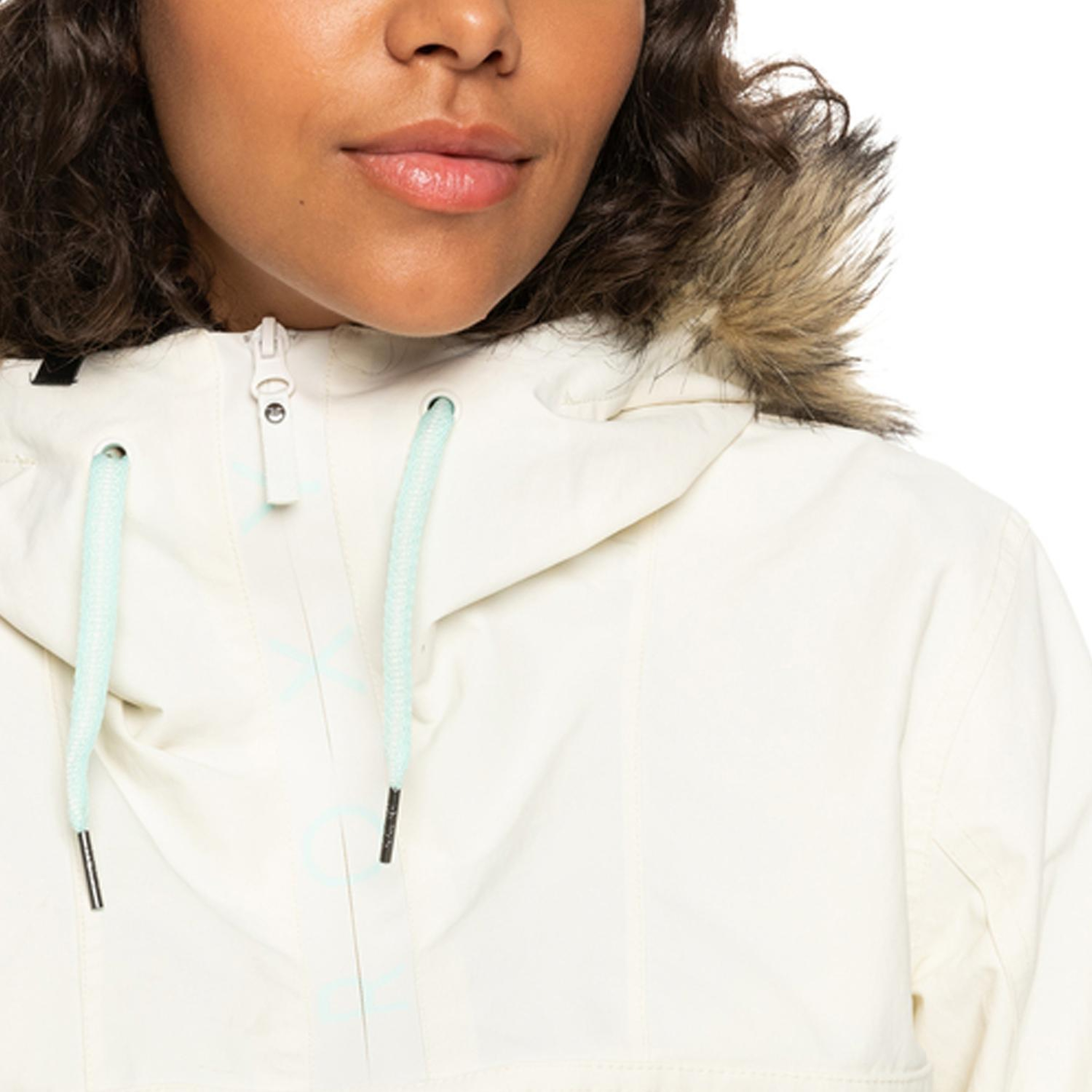 Roxy Shelter Kadın Beyaz Snowboard Ceketi