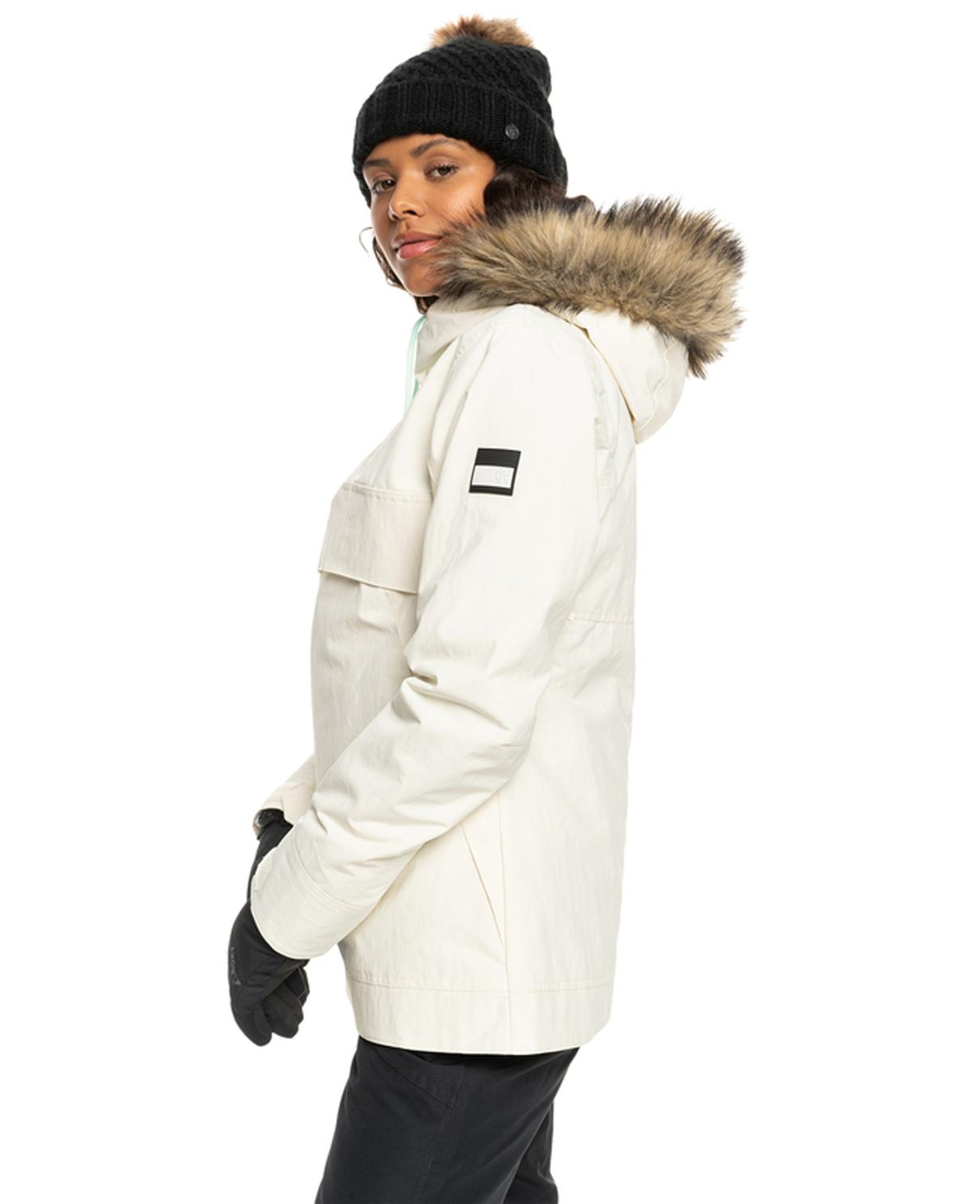 Roxy Shelter Kadın Beyaz Snowboard Ceketi