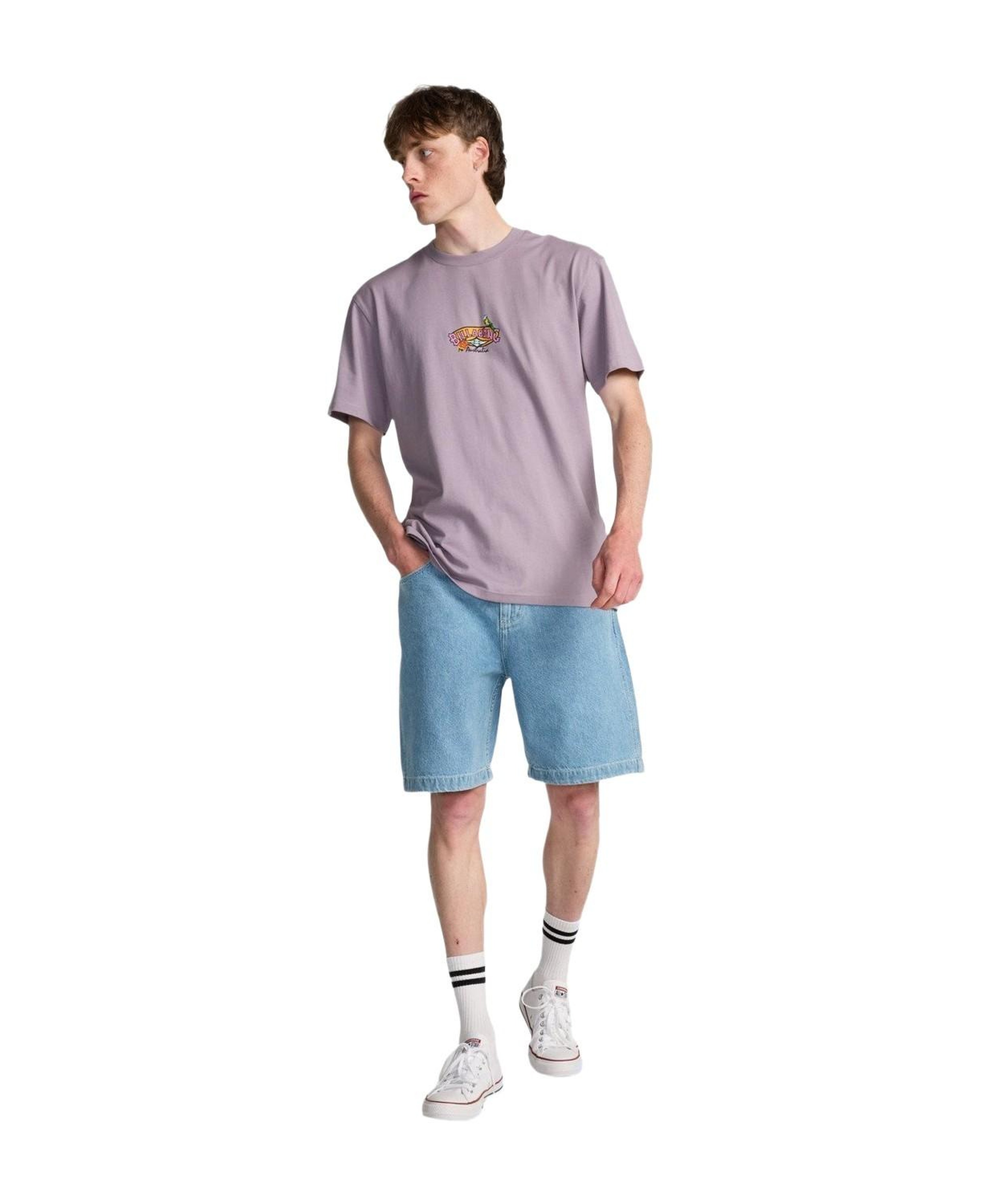 Billabong Origin Erkek Mor Tişört