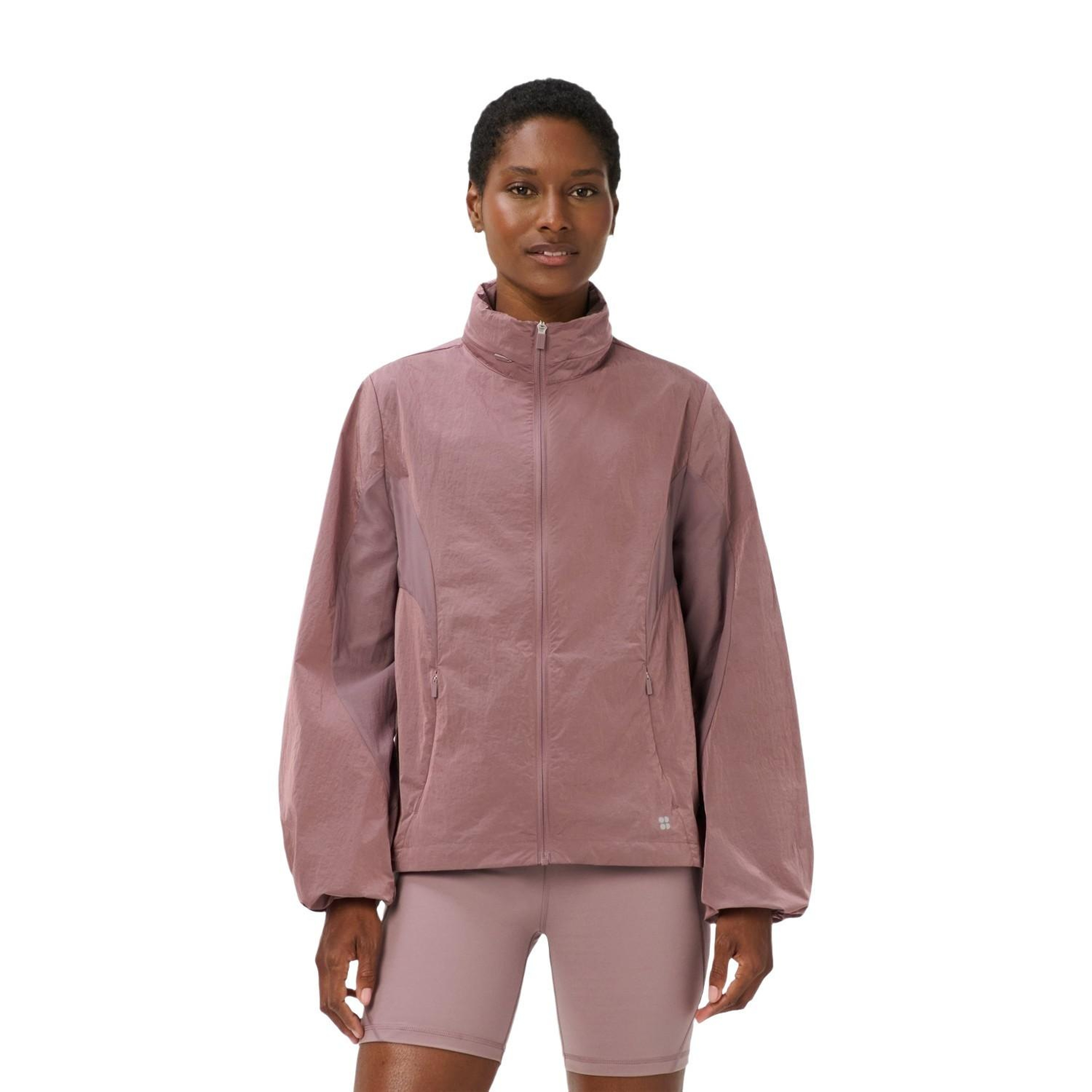 Sweaty Betty Breathe Easy Track Kadın Mor Ceket