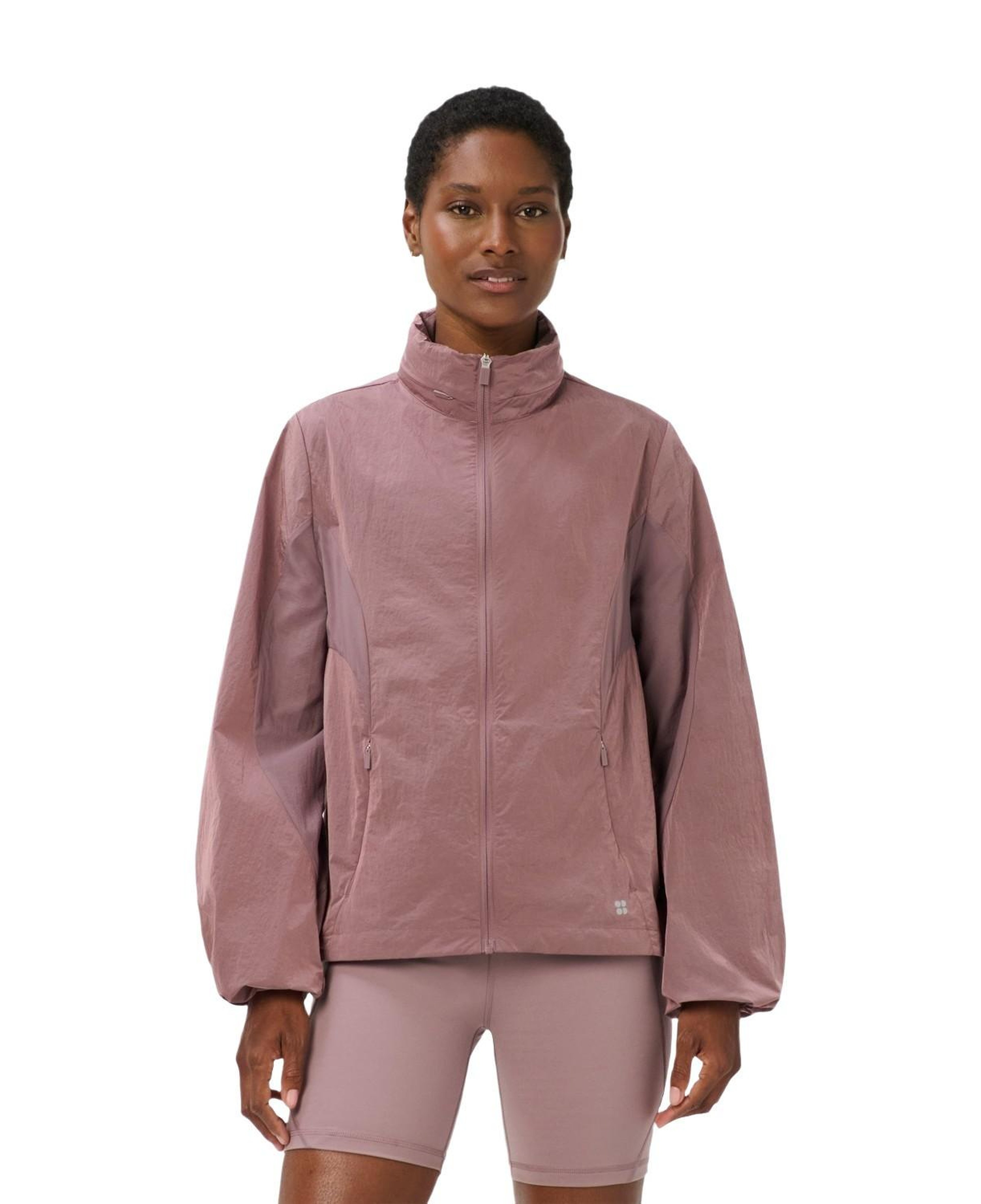 Sweaty Betty Breathe Easy Track Kadın Mor Ceket