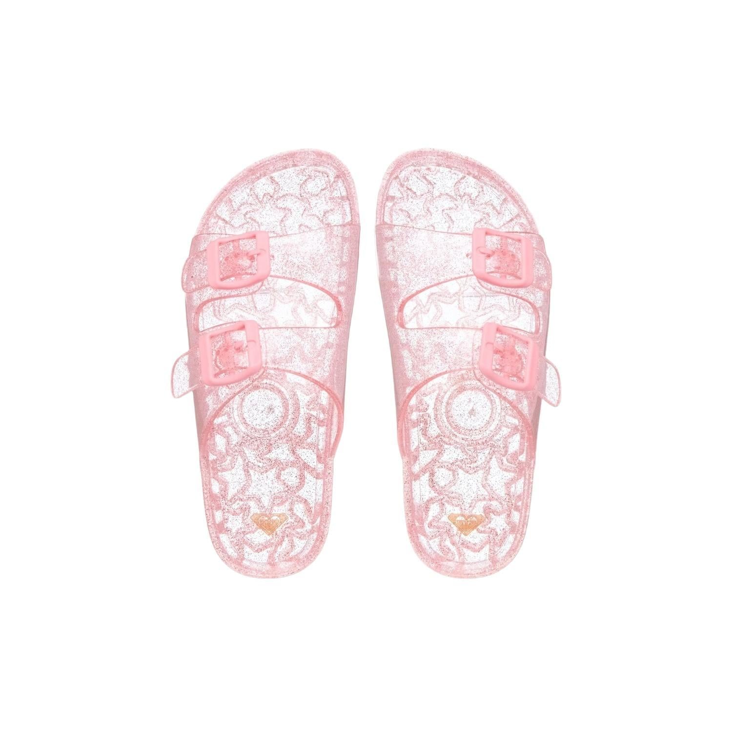 Roxy Rgkattieglitter Kız Çocuk Pembe Terlik