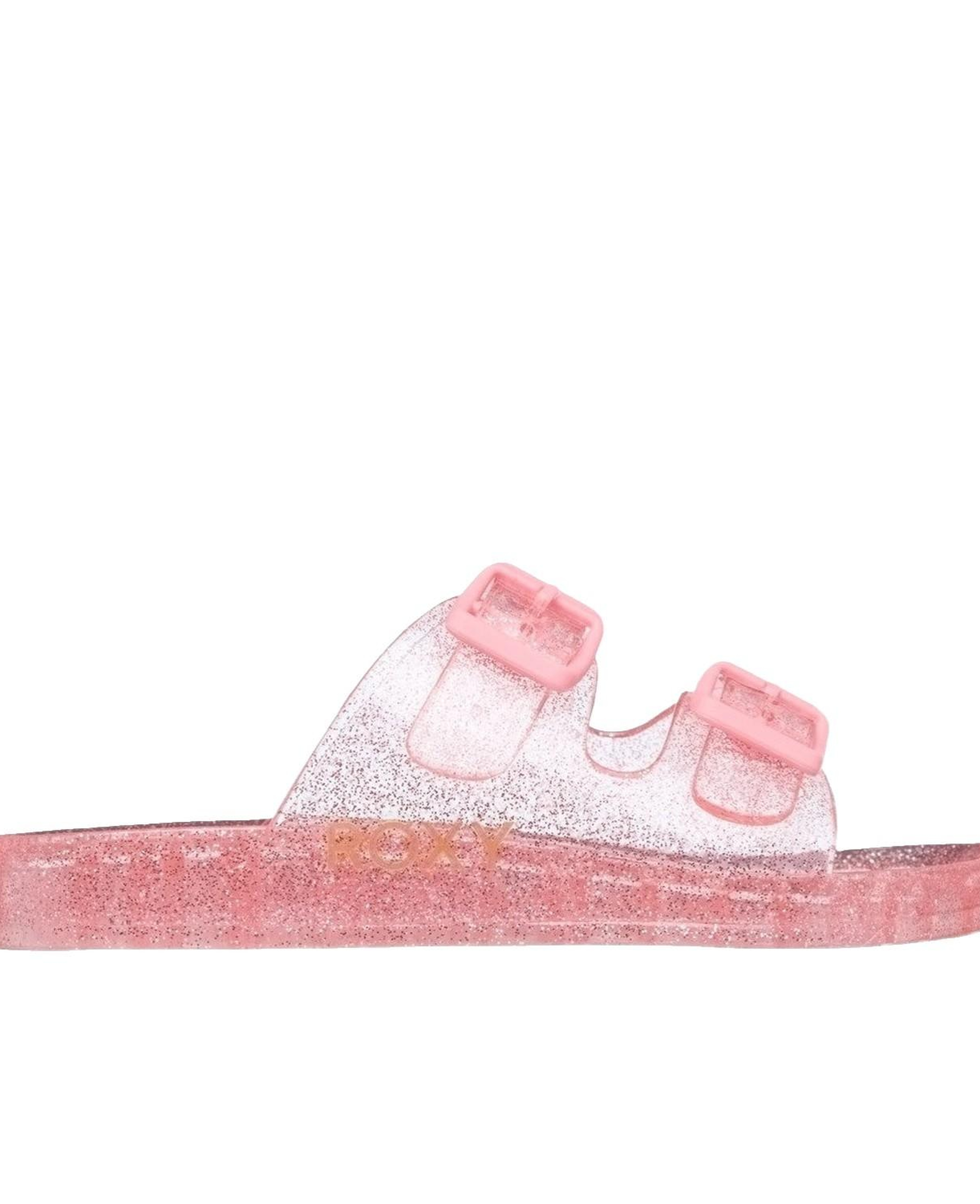 Roxy Rgkattieglitter Kız Çocuk Pembe Terlik