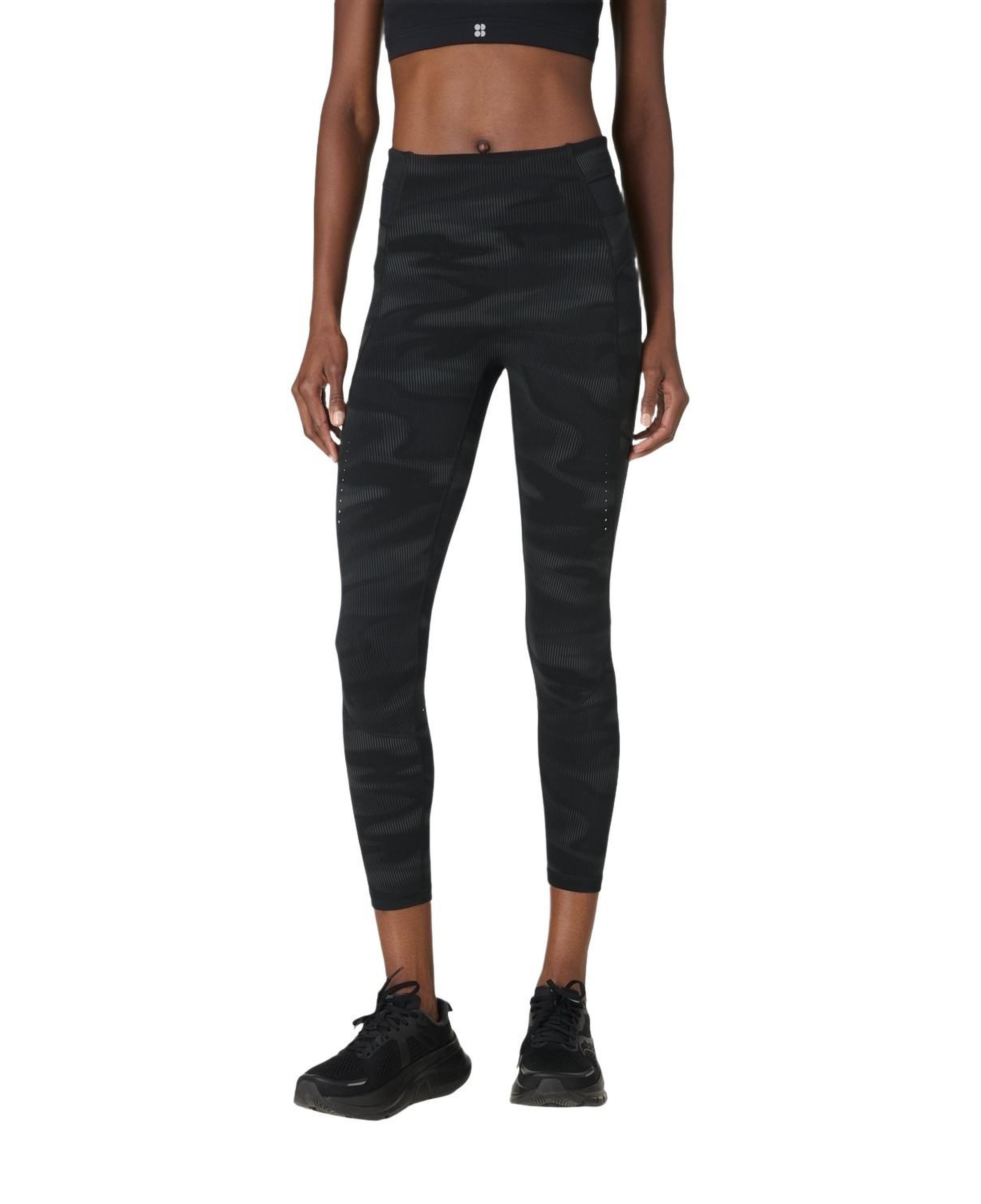 Sweaty Betty Ultimate Run 78 Legging Kadın Siyah Koşu Taytı