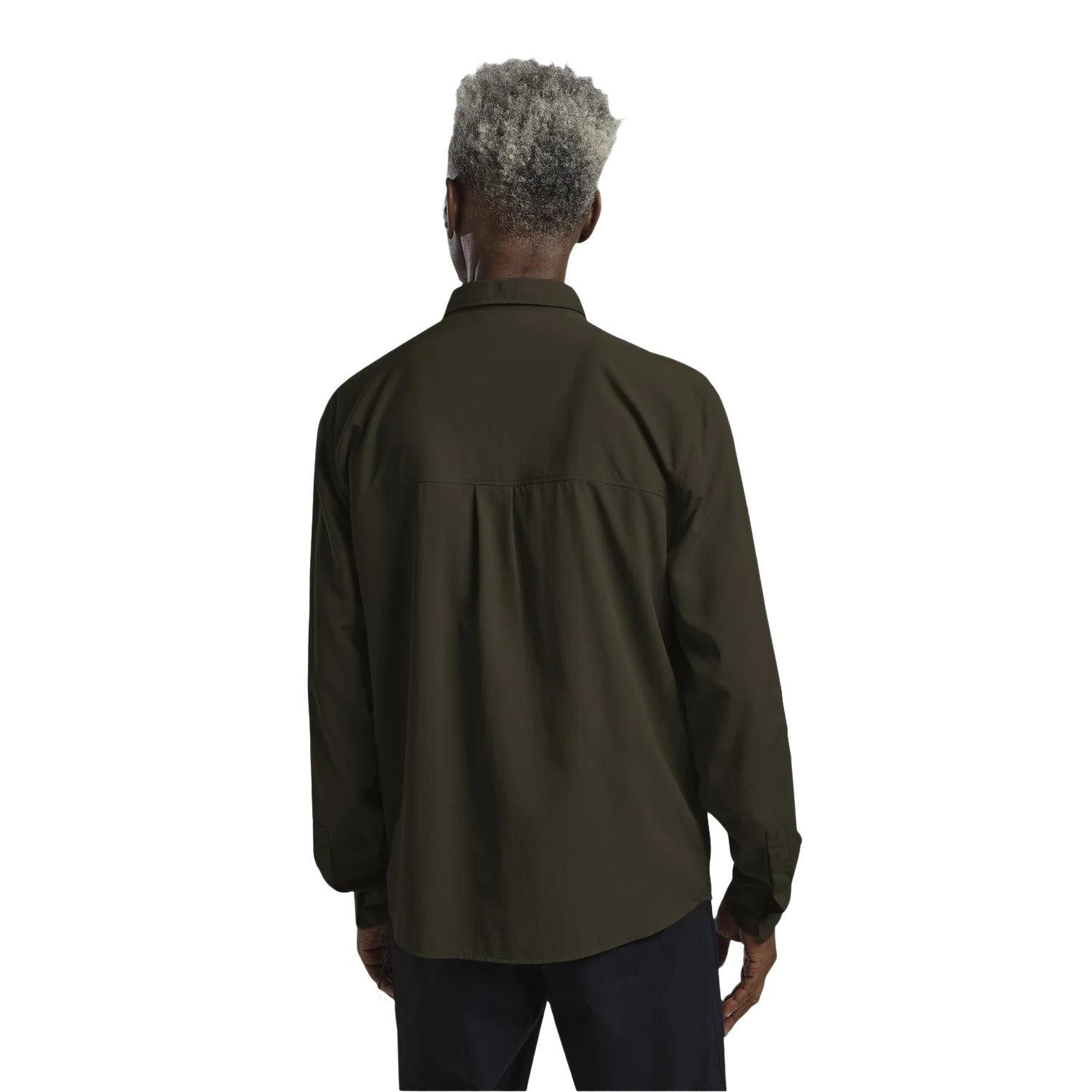 Jack Wolfskin Sierra Canyon Ls Erkek Yeşil Gömlek
