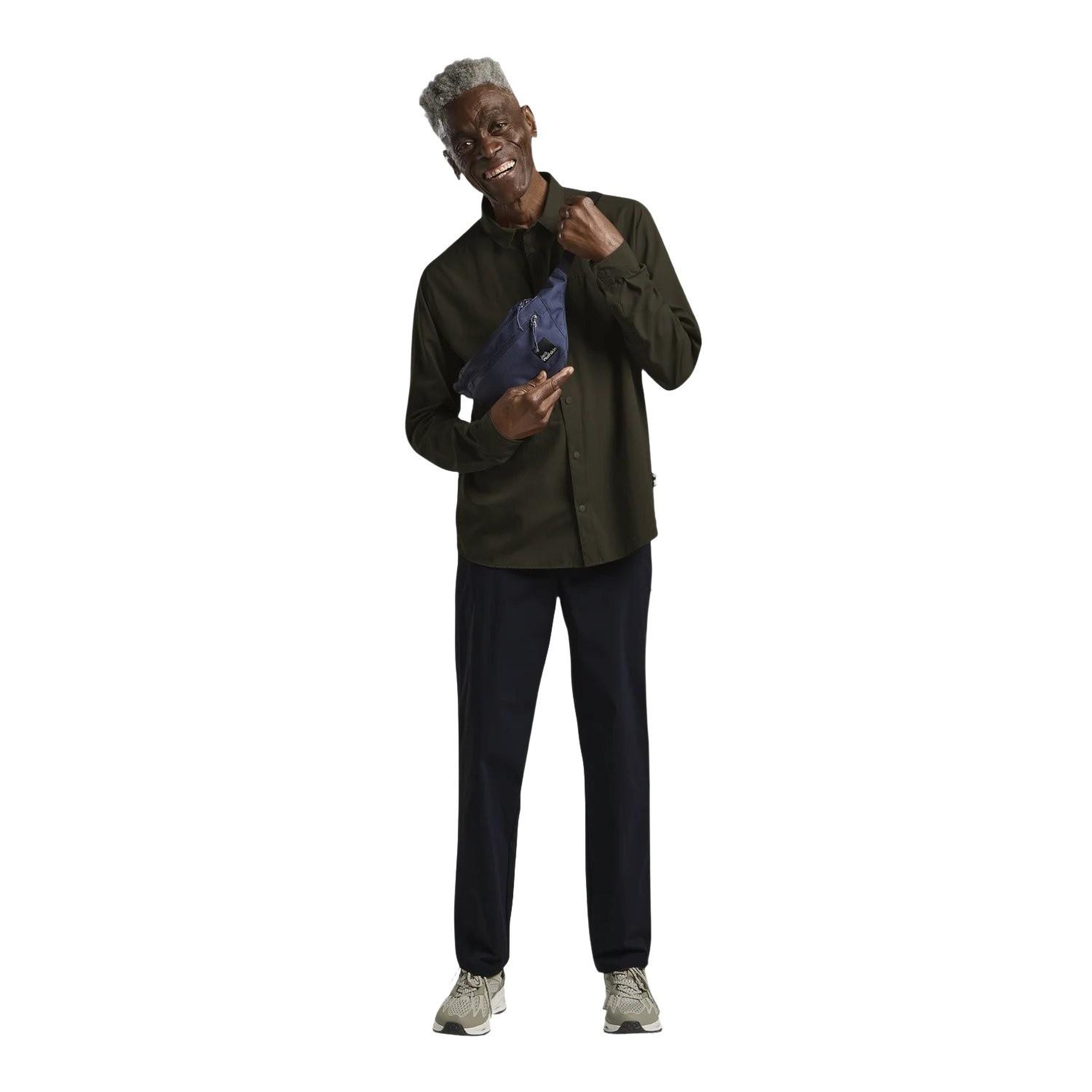 Jack Wolfskin Sierra Canyon Ls Erkek Yeşil Gömlek