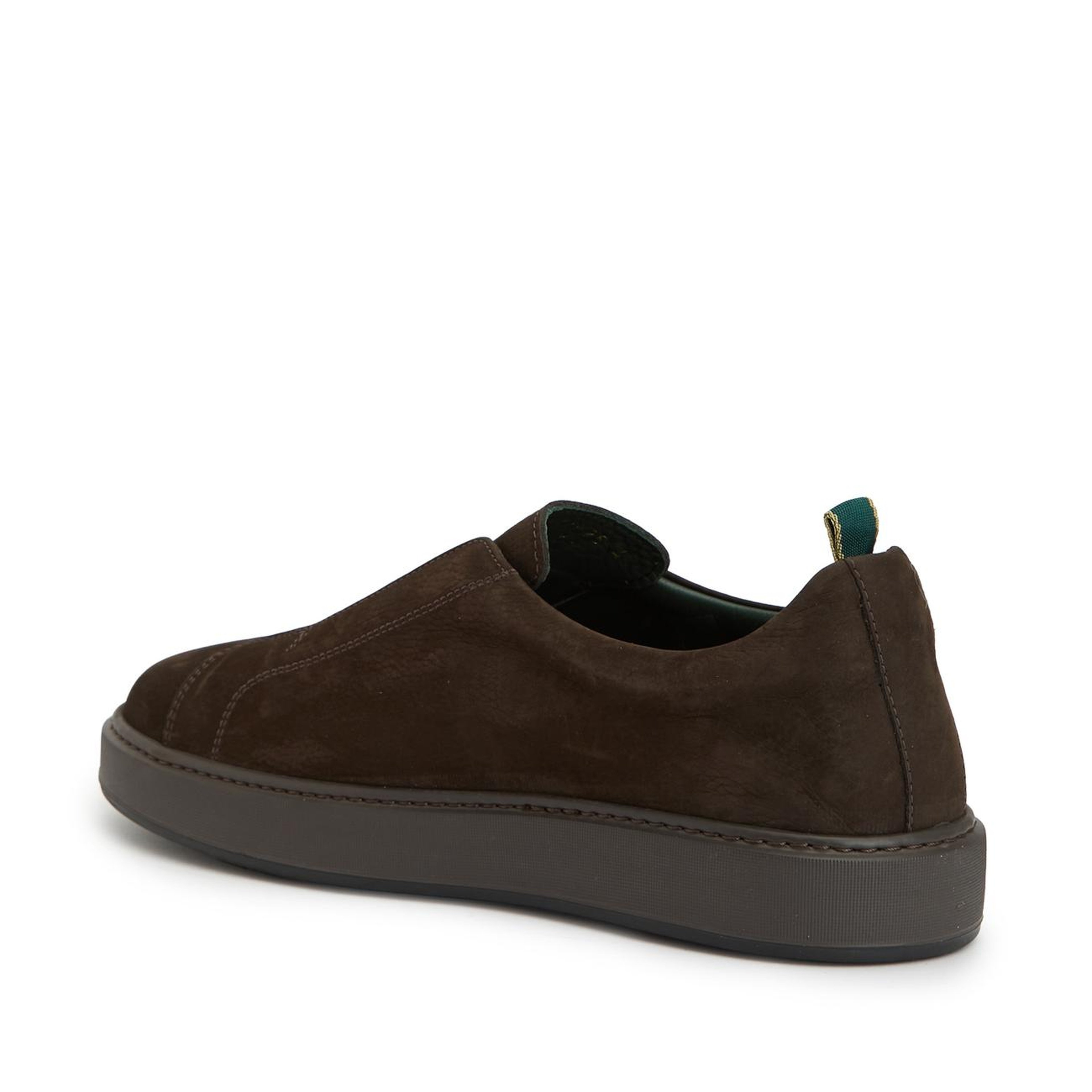 George Hogg Erkek Kahverengi Deri Sneaker