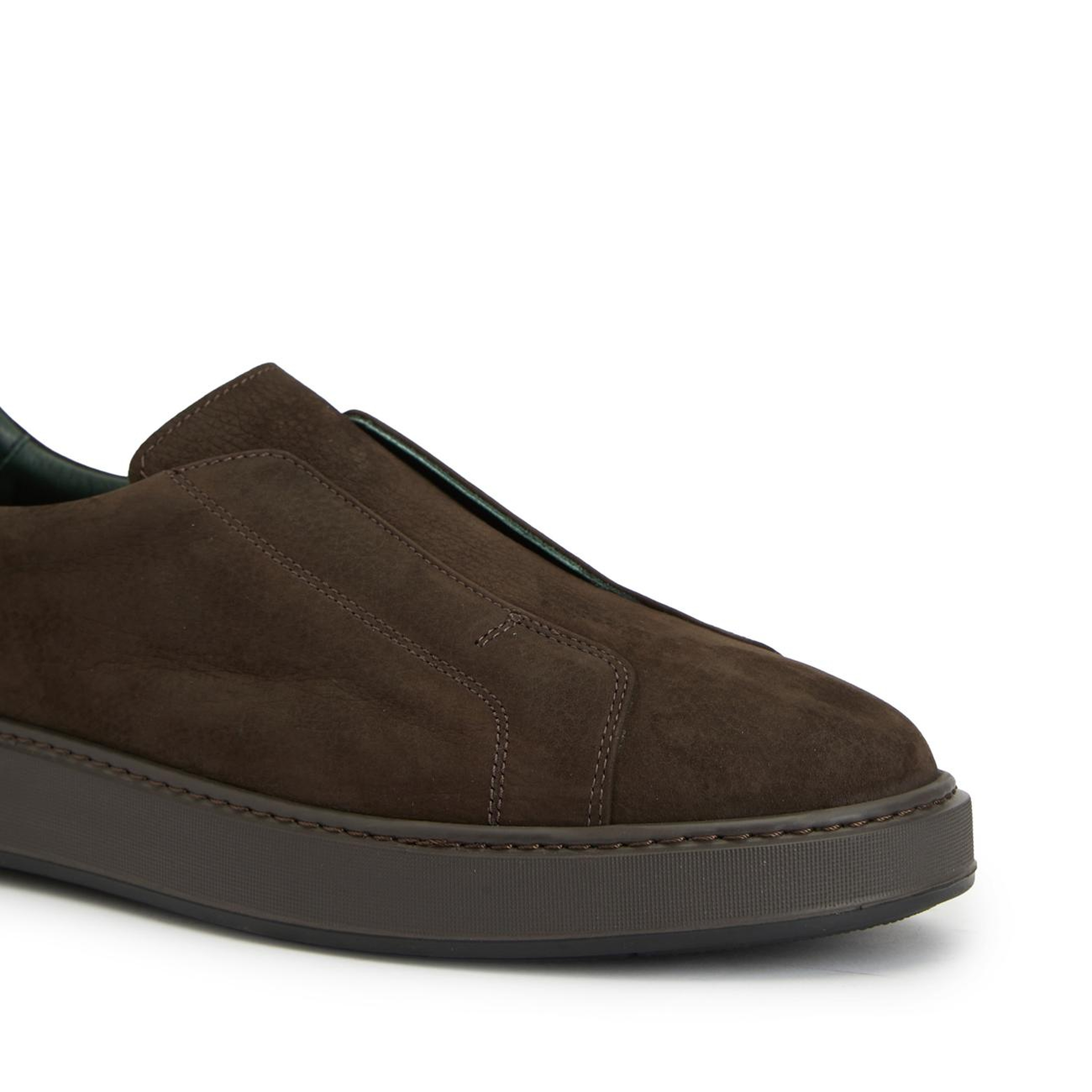 George Hogg Erkek Kahverengi Deri Sneaker