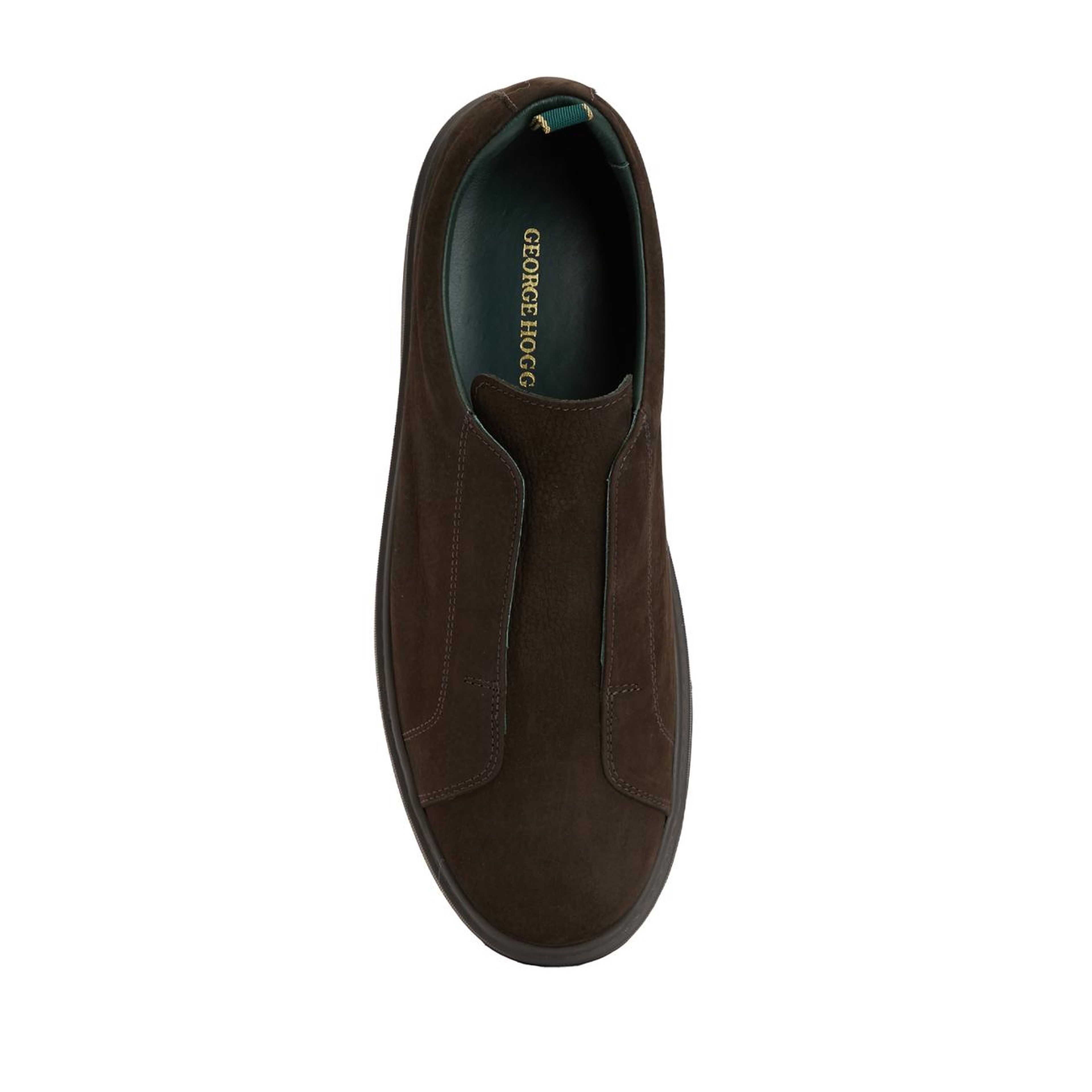 George Hogg Erkek Kahverengi Deri Sneaker
