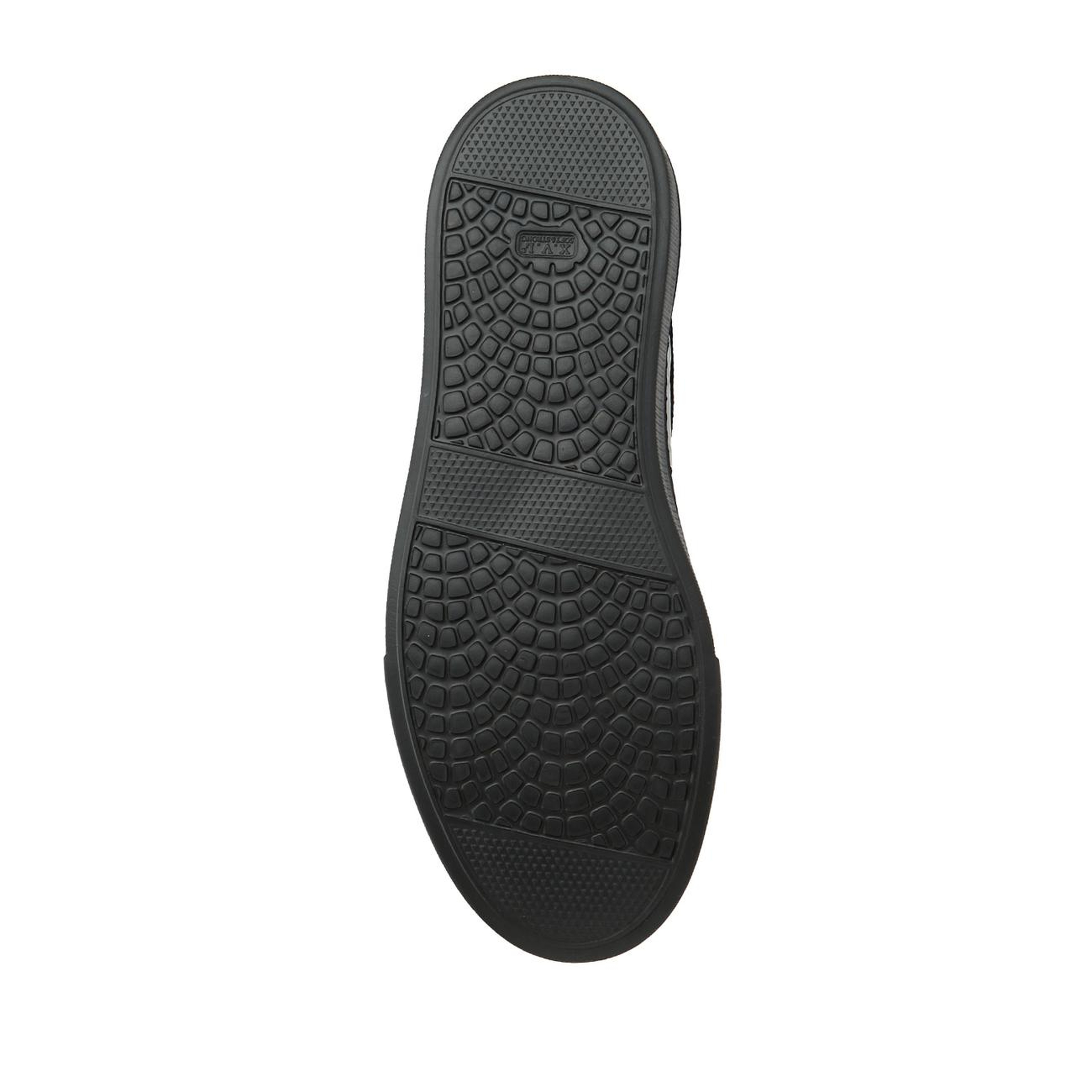 George Hogg Erkek Siyah Deri Sneaker