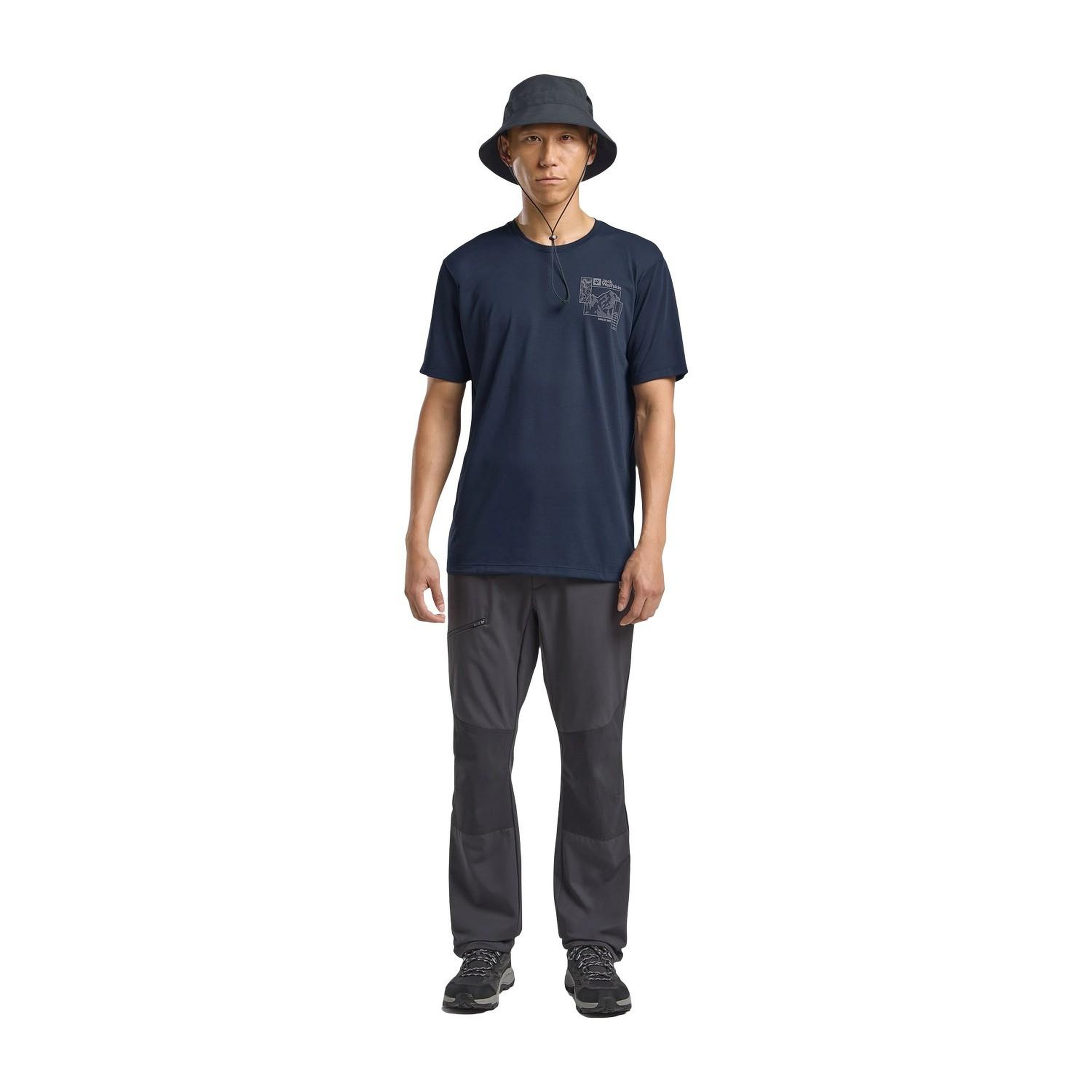 Jack Wolfskin Vent Bucket Hat Unisex Siyah Şapka