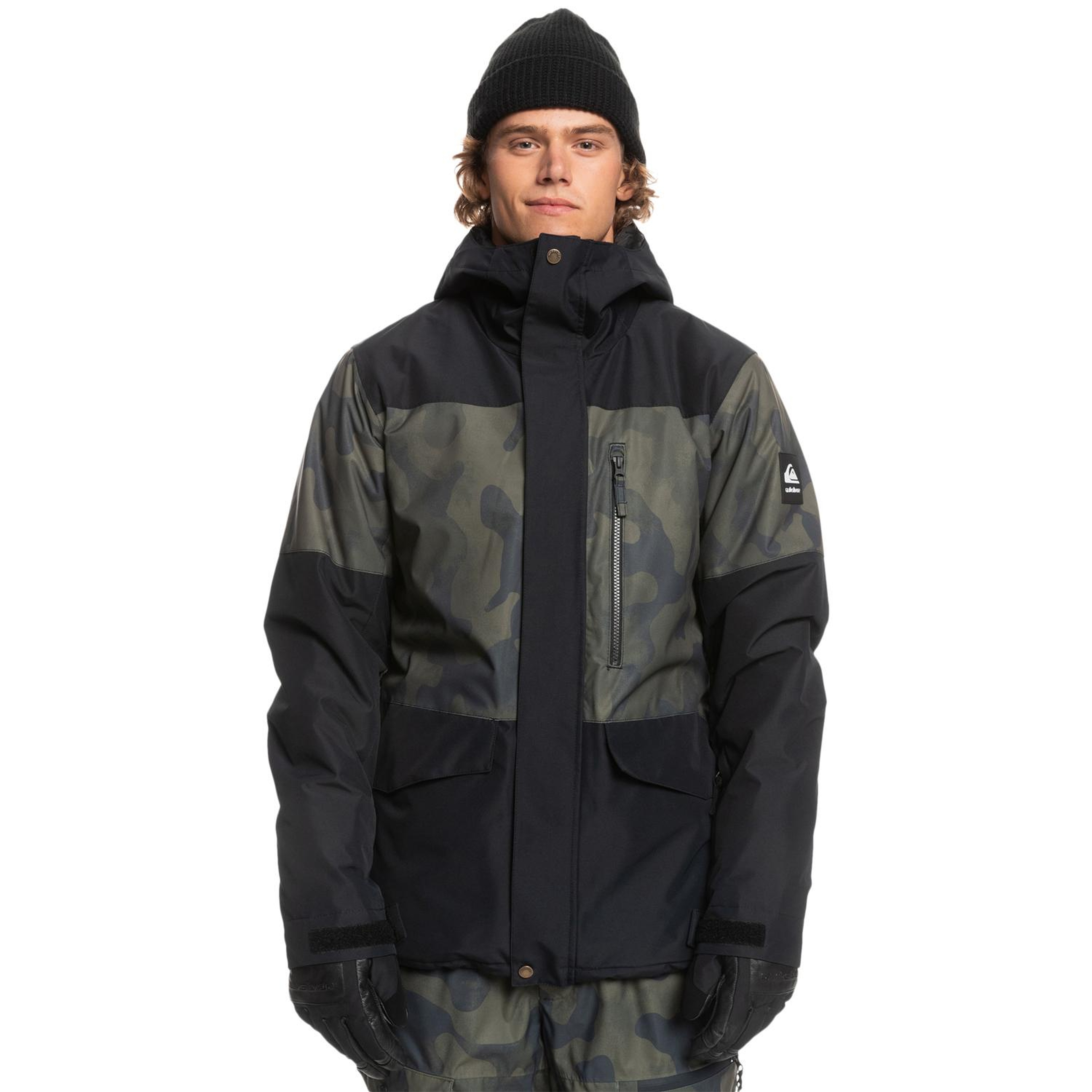 Quiksilver Mission Printed Block Erkek Snowboard Ceketi