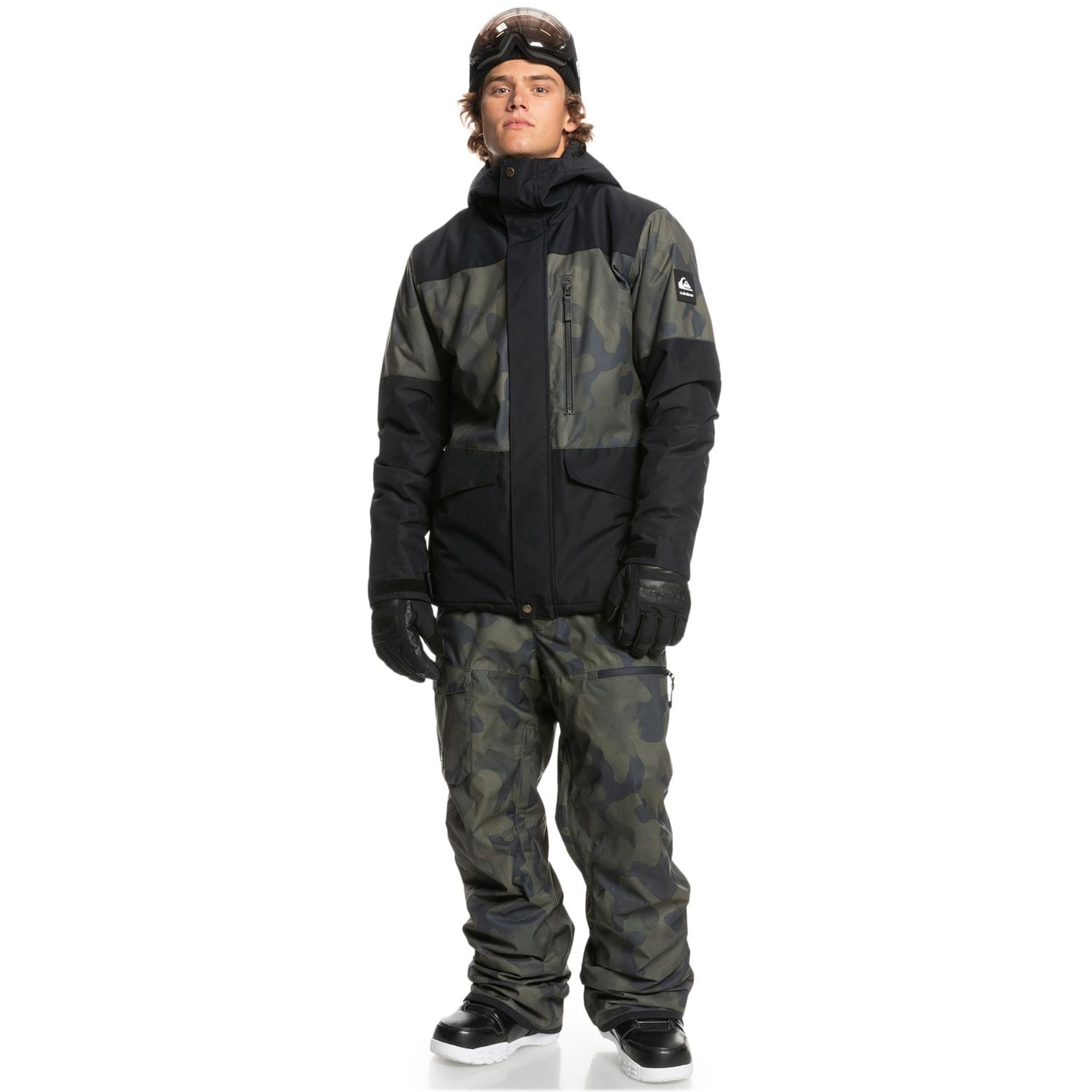Quiksilver Mission Printed Block Erkek Snowboard Ceketi