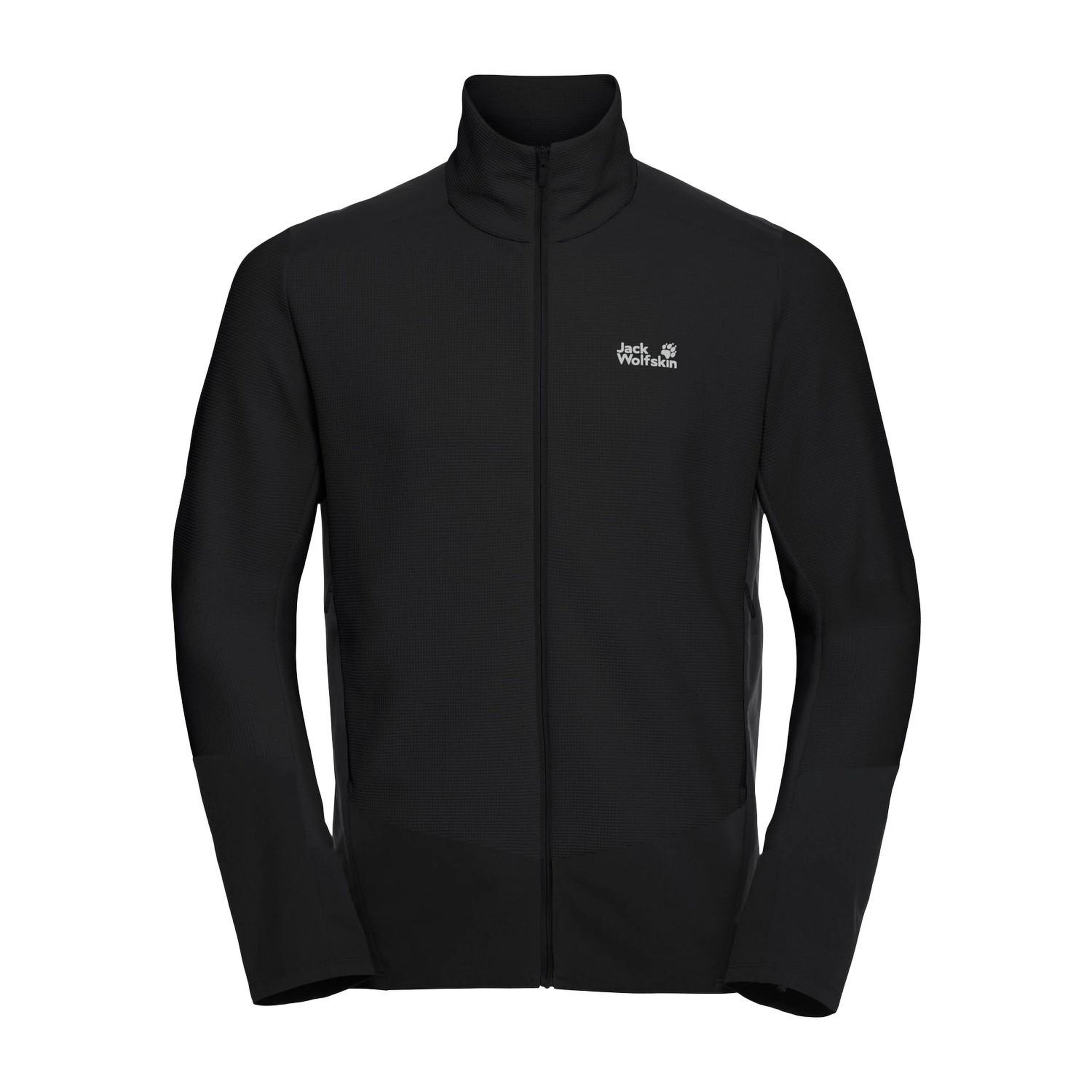 Jack Wolfskin Ridge Hike Fz Erkek Siyah Polar Ceket
