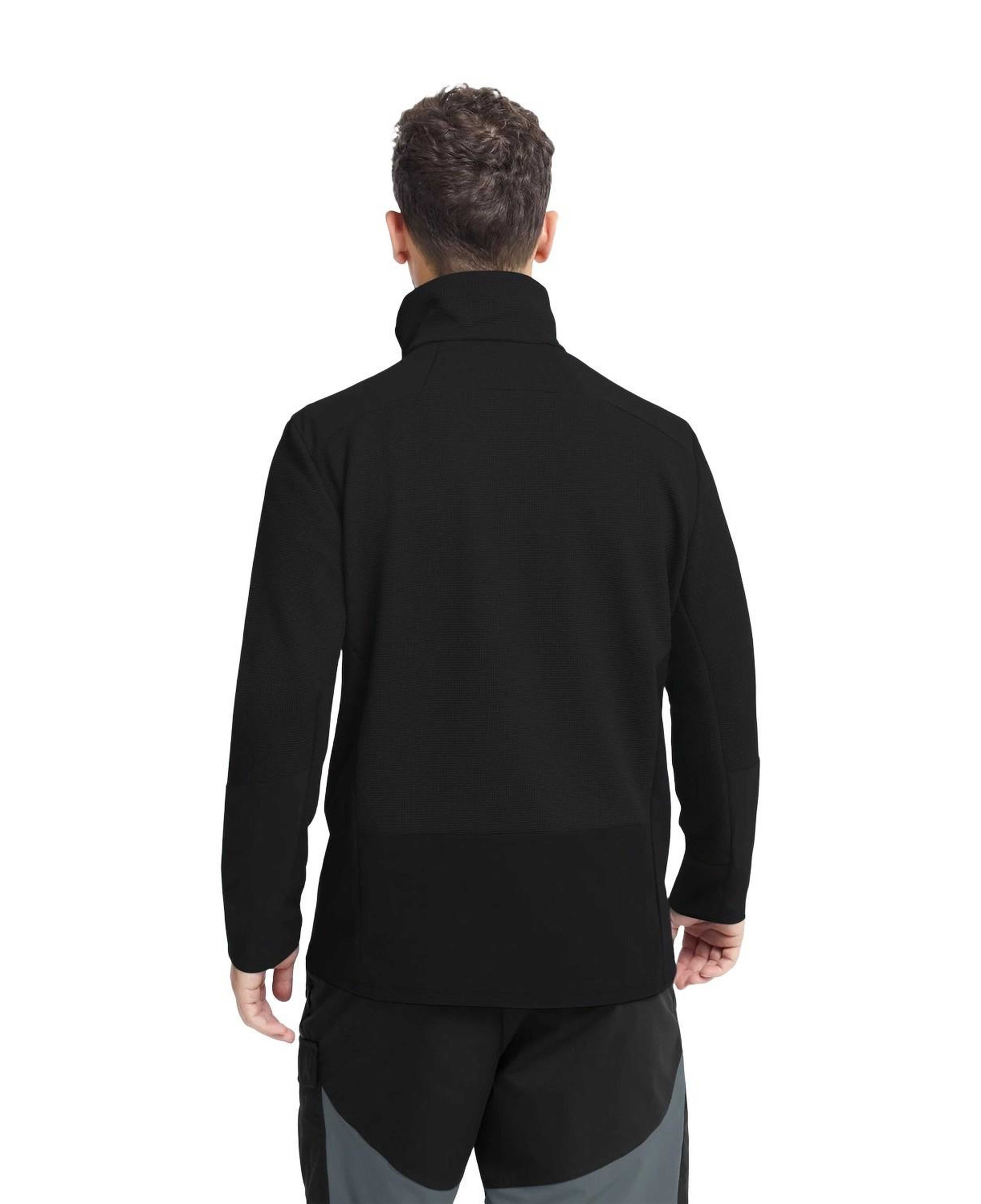 Jack Wolfskin Ridge Hike Fz Erkek Siyah Polar Ceket