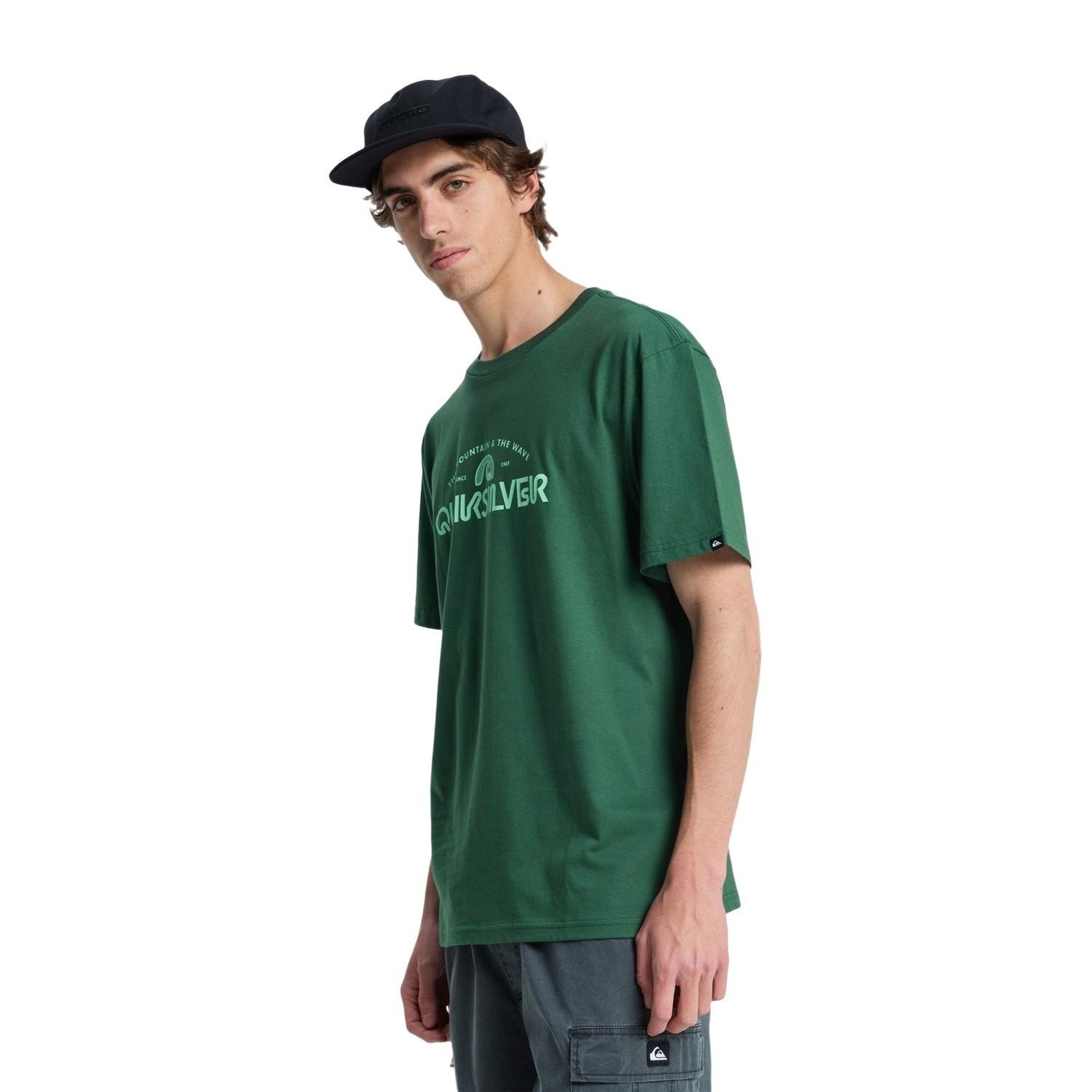 Quiksilver Ev Vista Erkek Yeşil Tişört