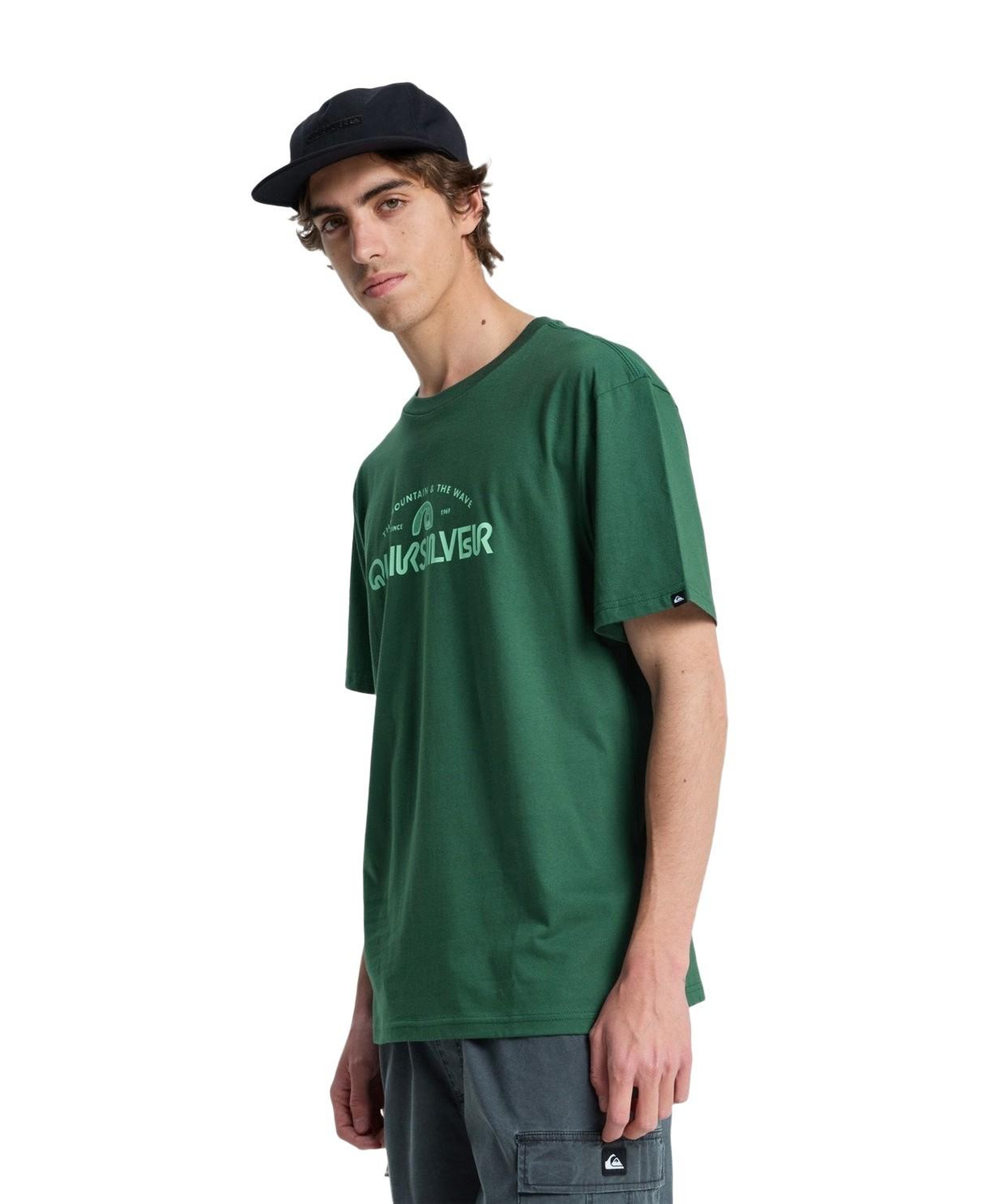 Quiksilver Ev Vista Erkek Yeşil Tişört