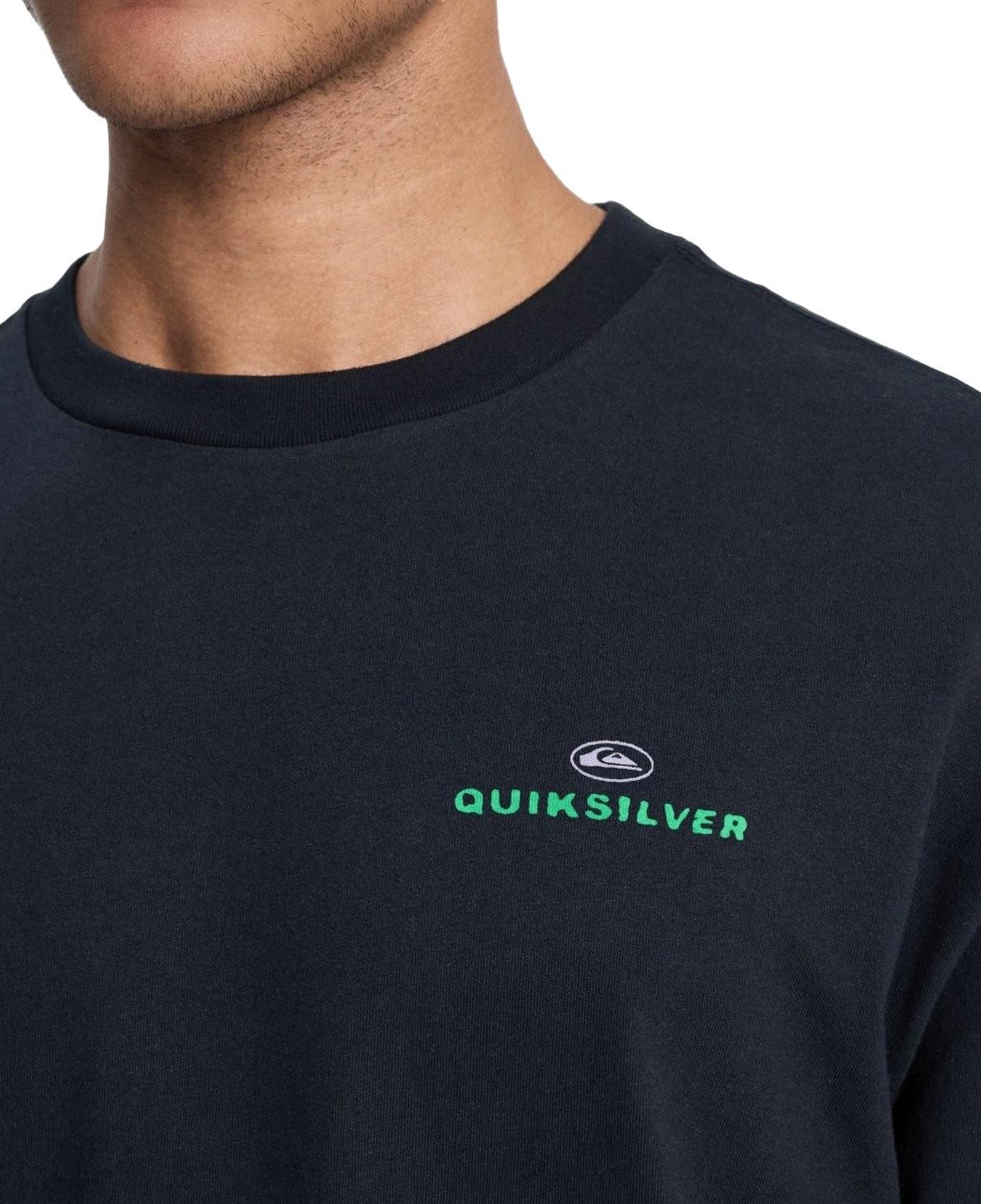 Quiksilver Upside Do Erkek Siyah Tişört