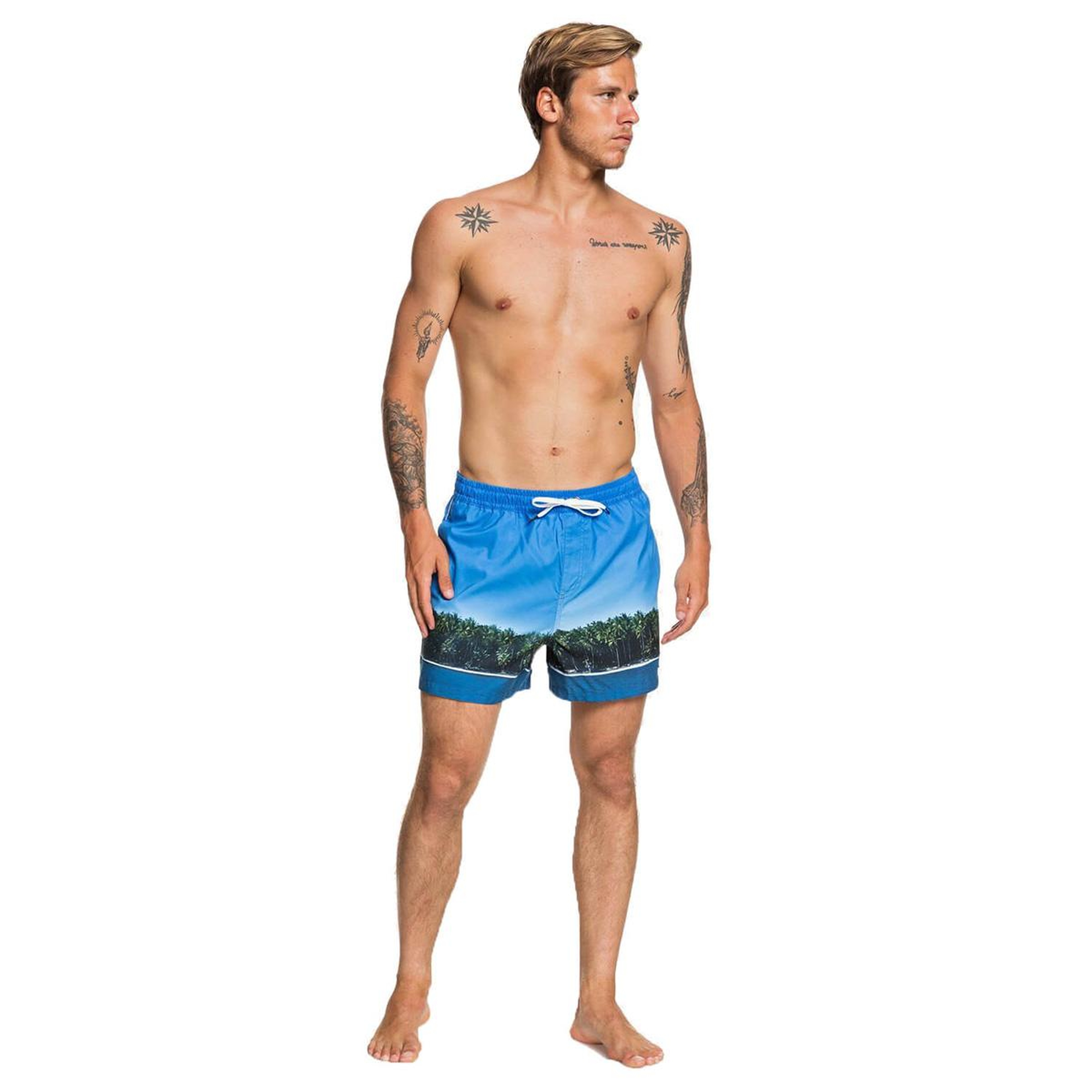 Quiksilver Jlagdrmsvly15 Jamv Erkek Mavi Volley Short