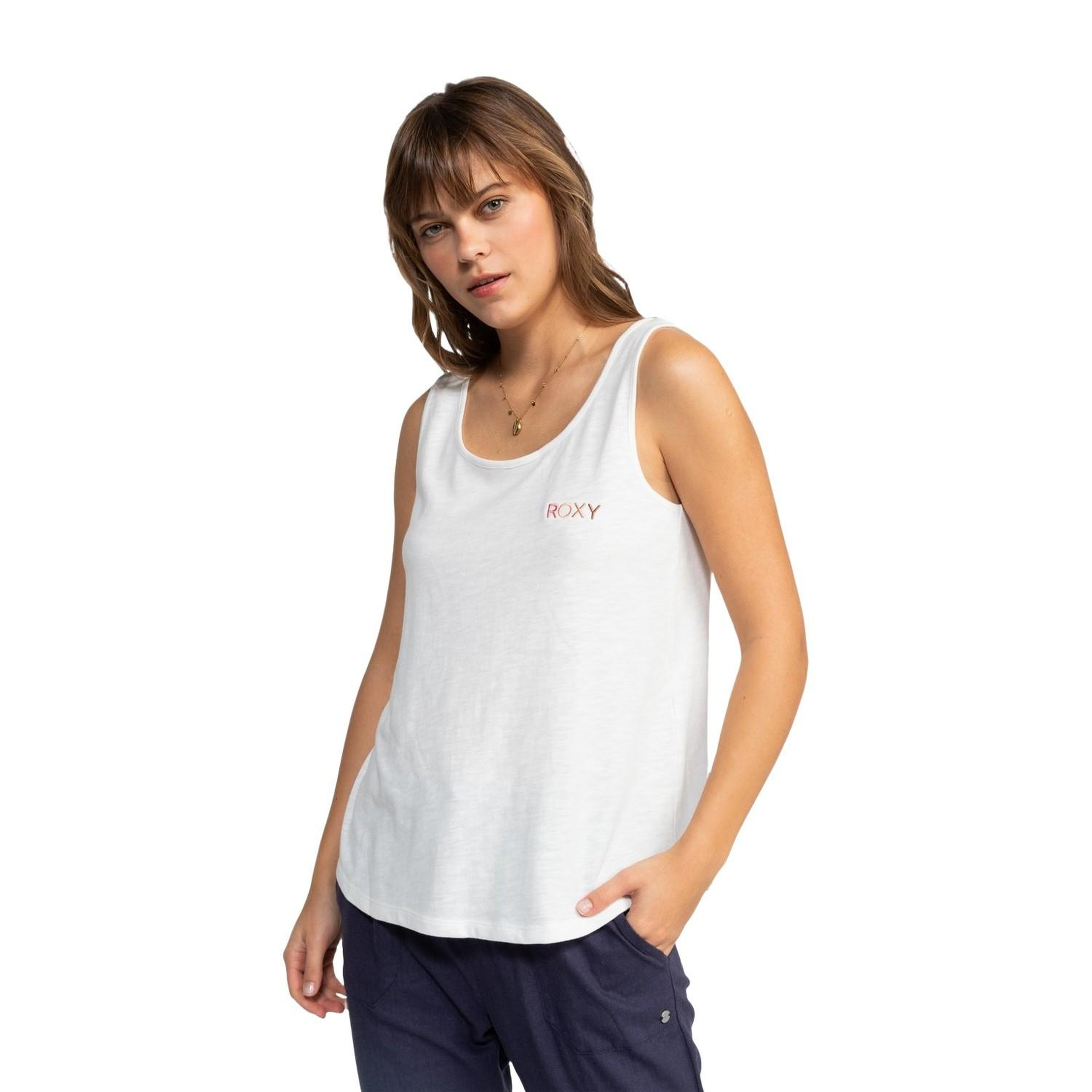 Roxy Saturdaze Tank Kadın Beyaz Tişört