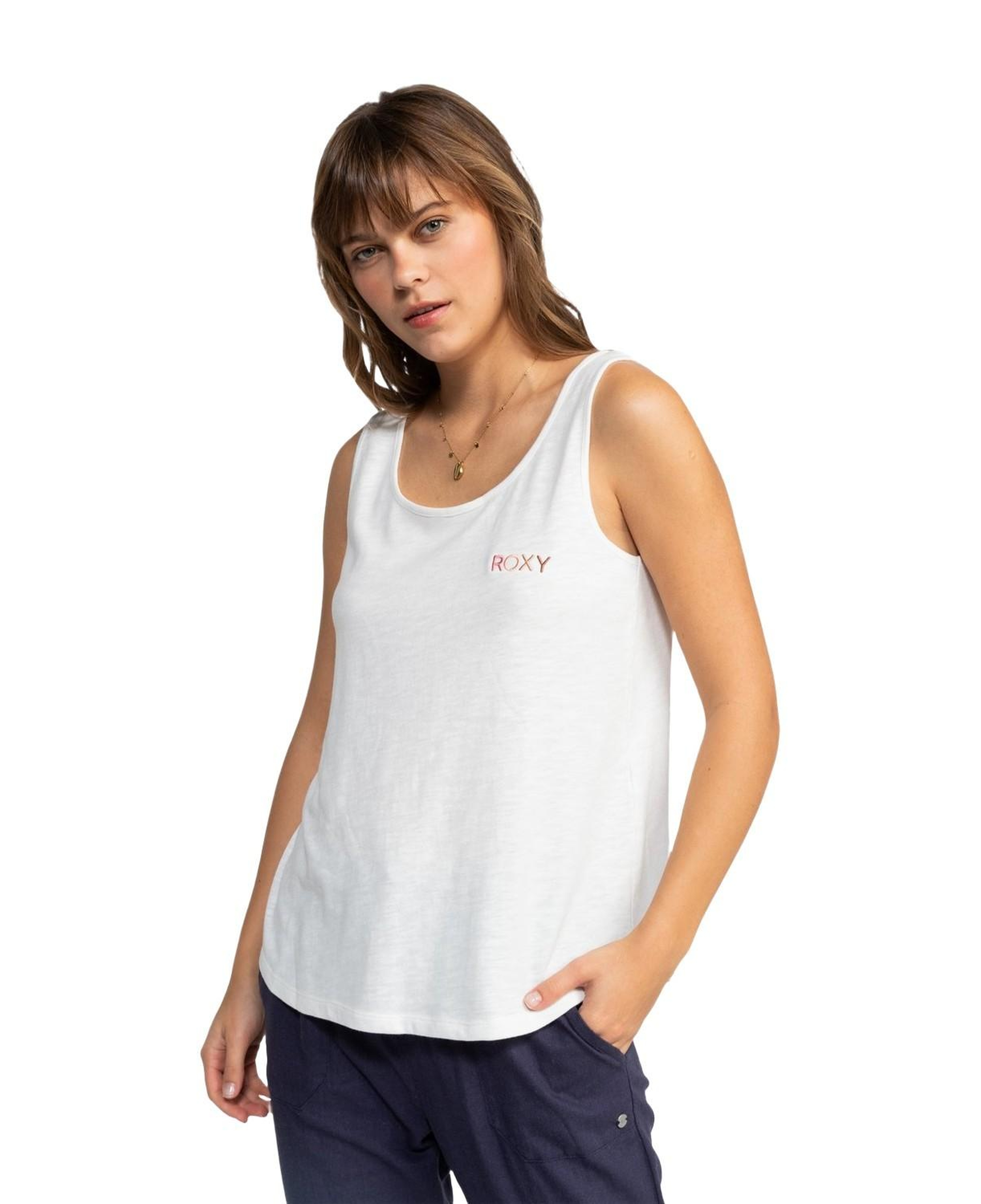 Roxy Saturdaze Tank Kadın Beyaz Tişört