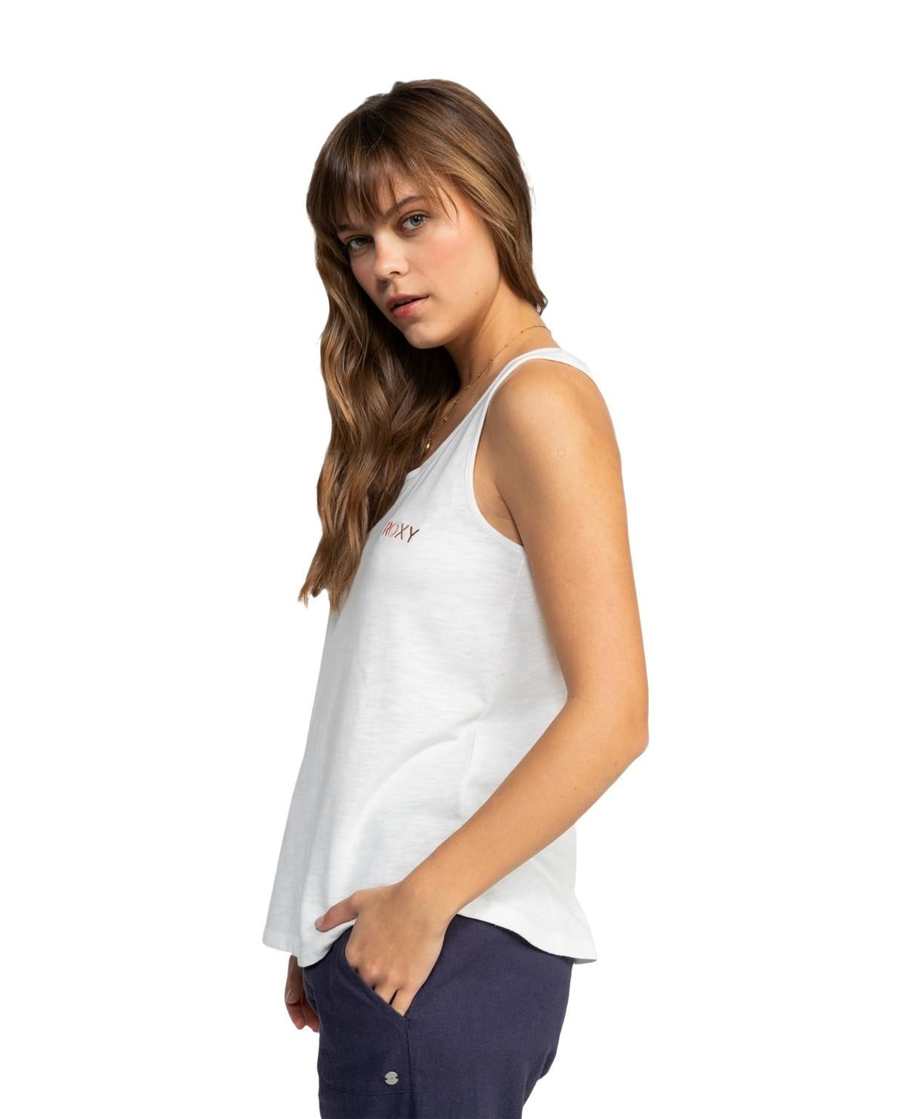 Roxy Saturdaze Tank Kadın Beyaz Tişört