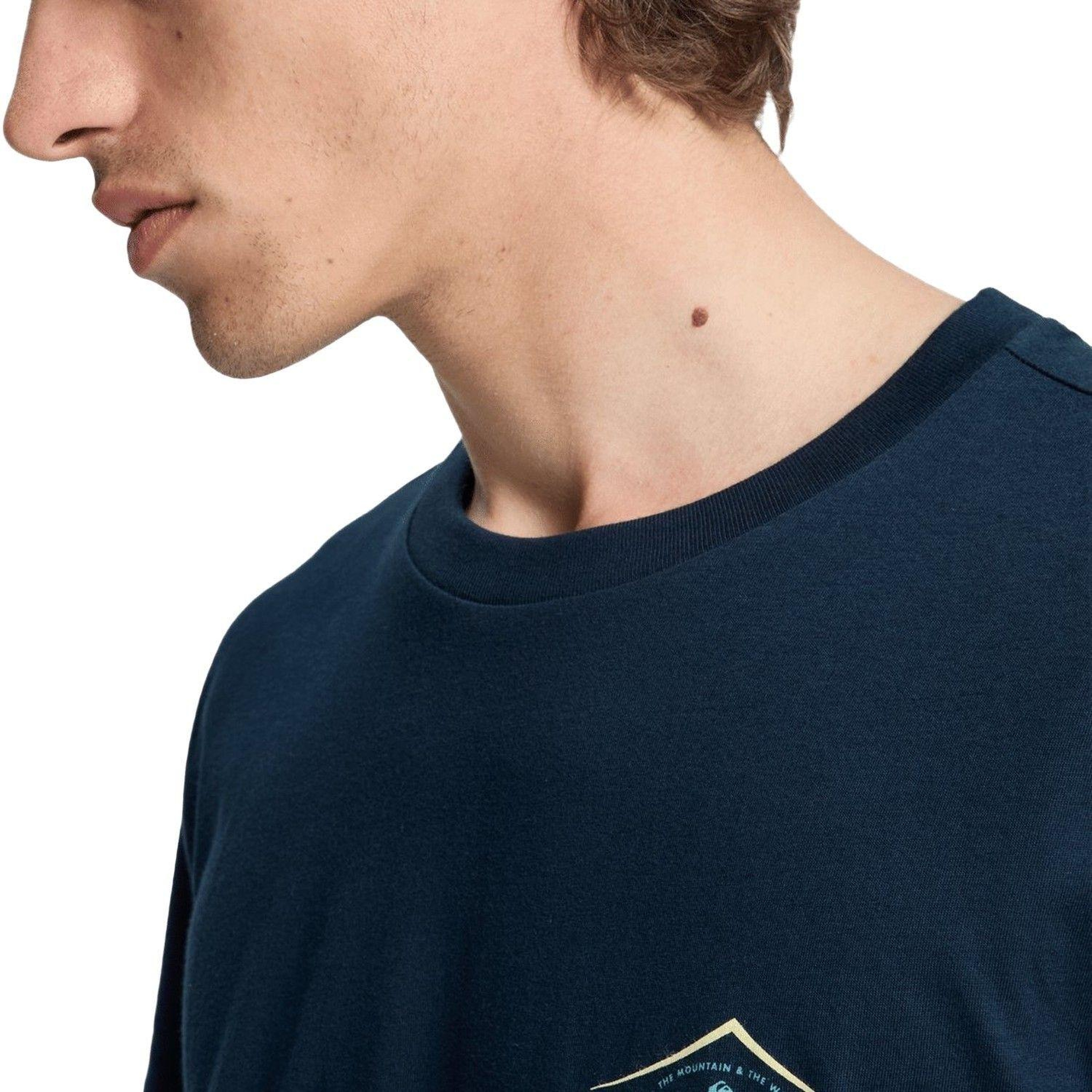 Quiksilver Da Erkek Mavi Tişört