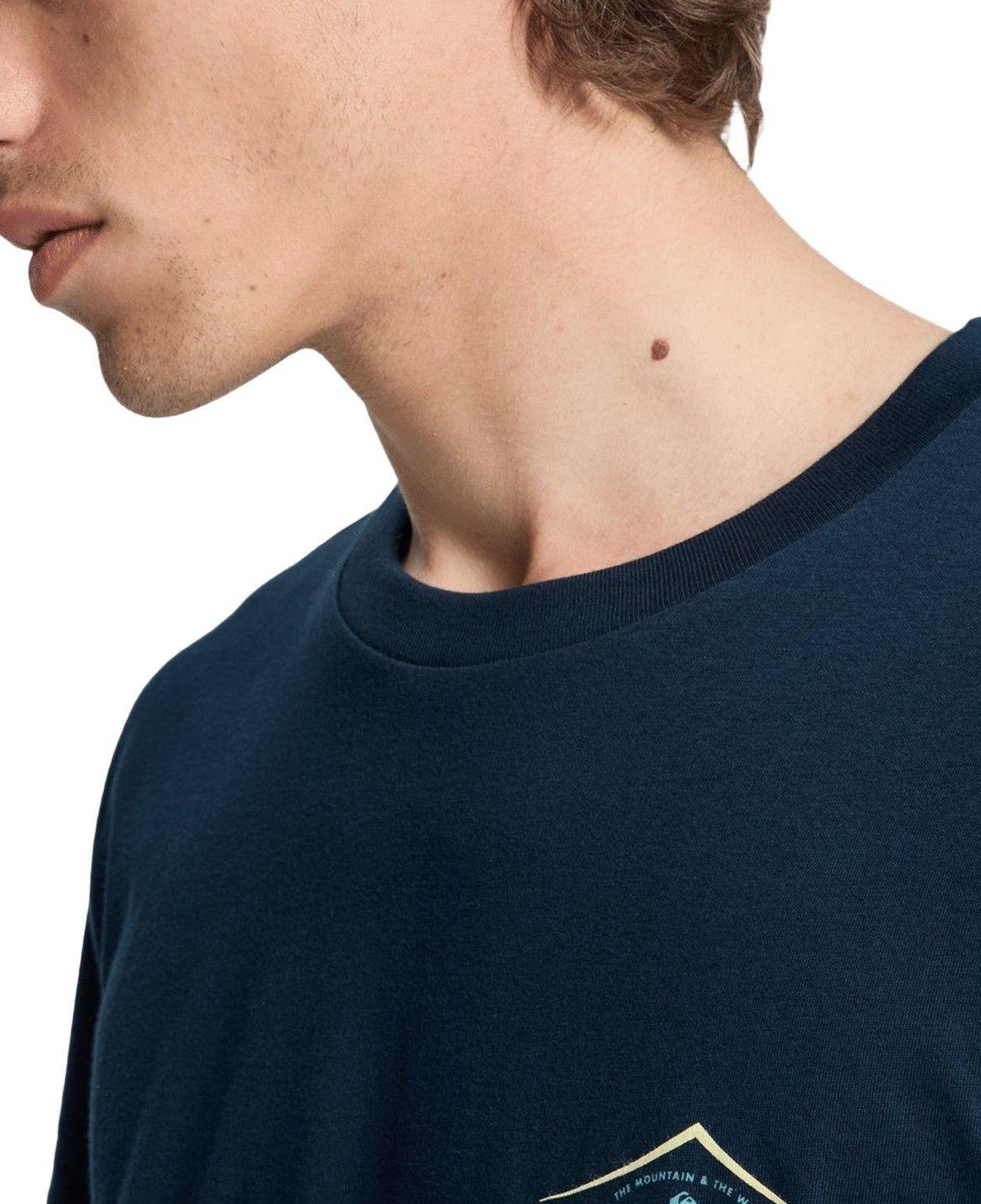 Quiksilver Da Erkek Mavi Tişört