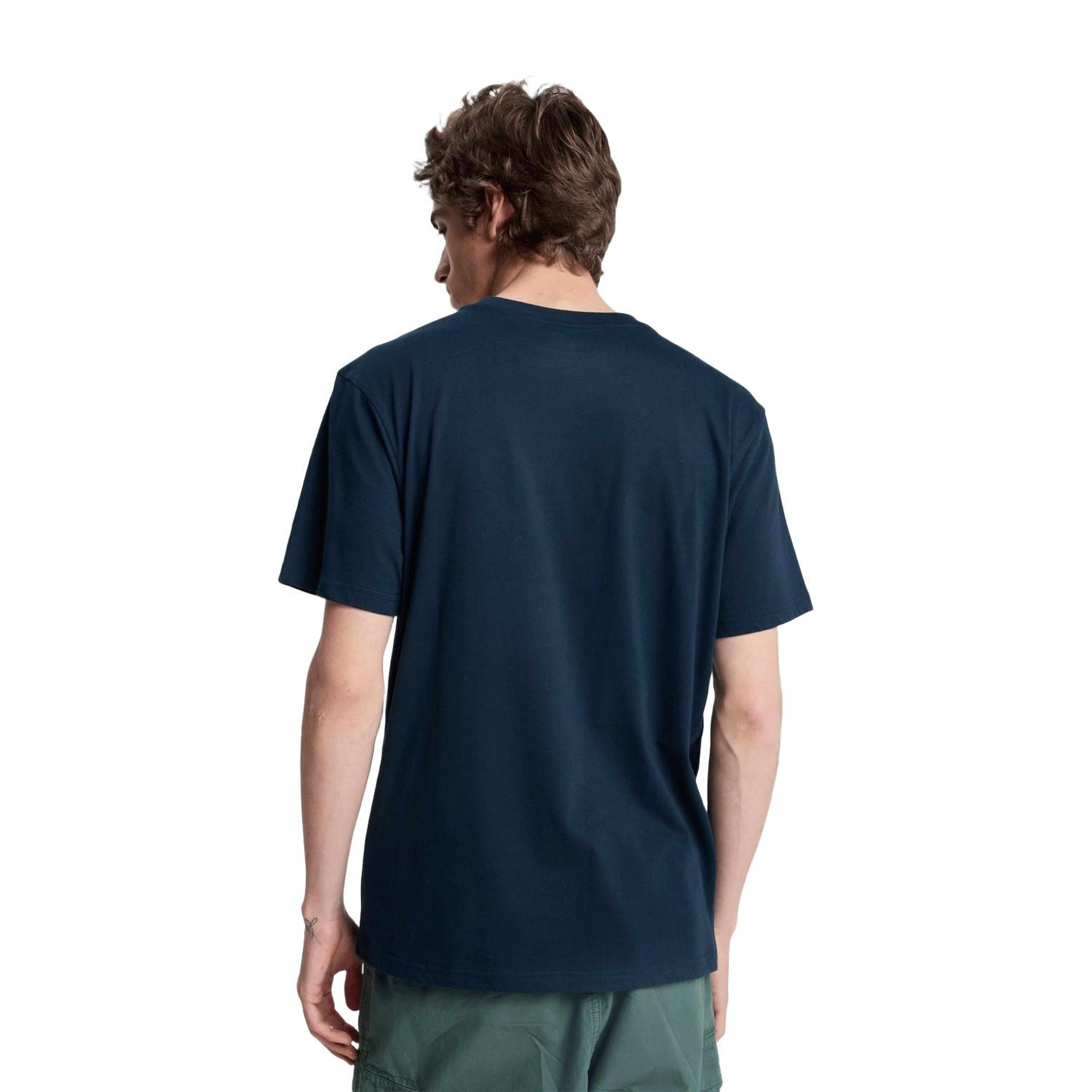 Quiksilver Da Erkek Mavi Tişört