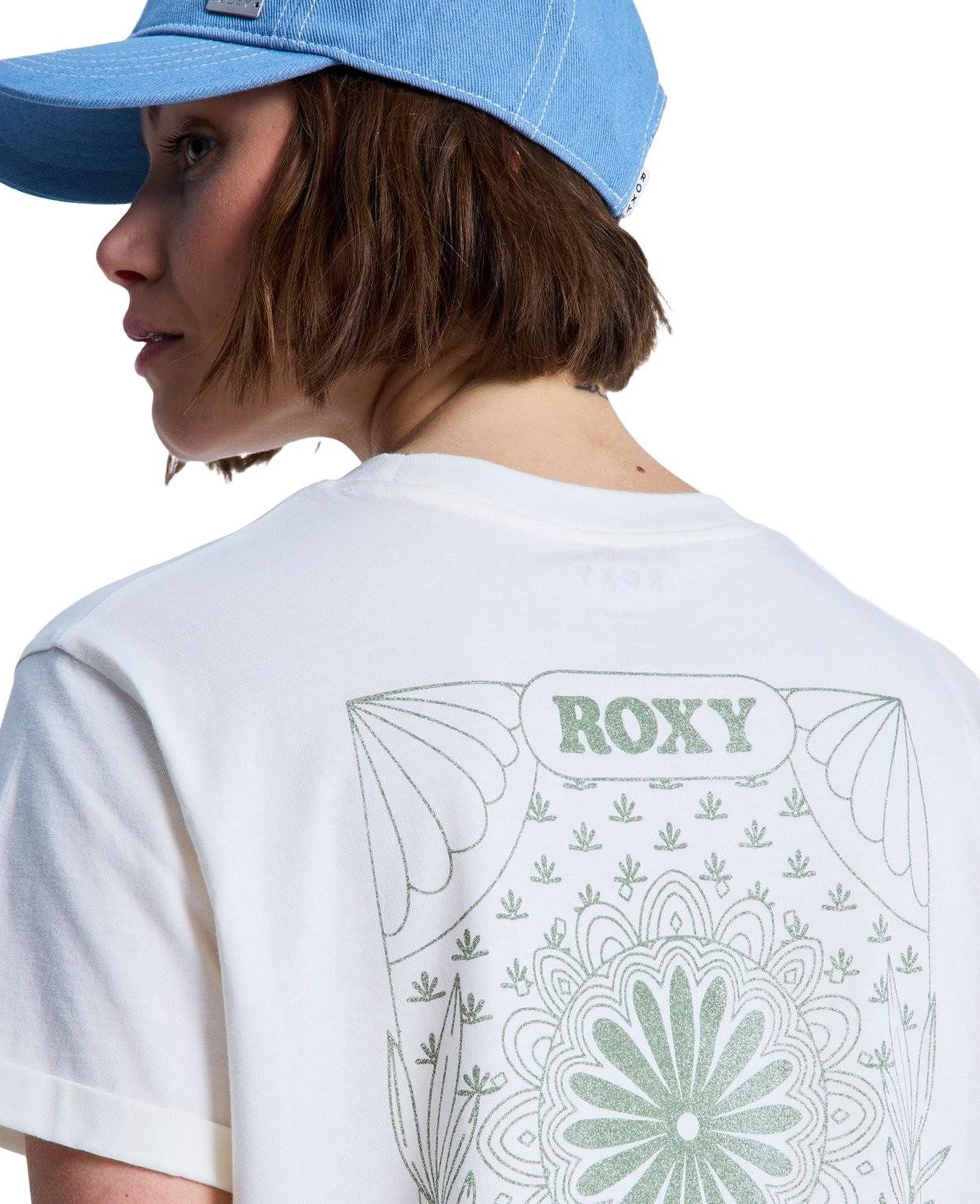 Roxy Oceanregularfb Kadın Beyaz Tişört