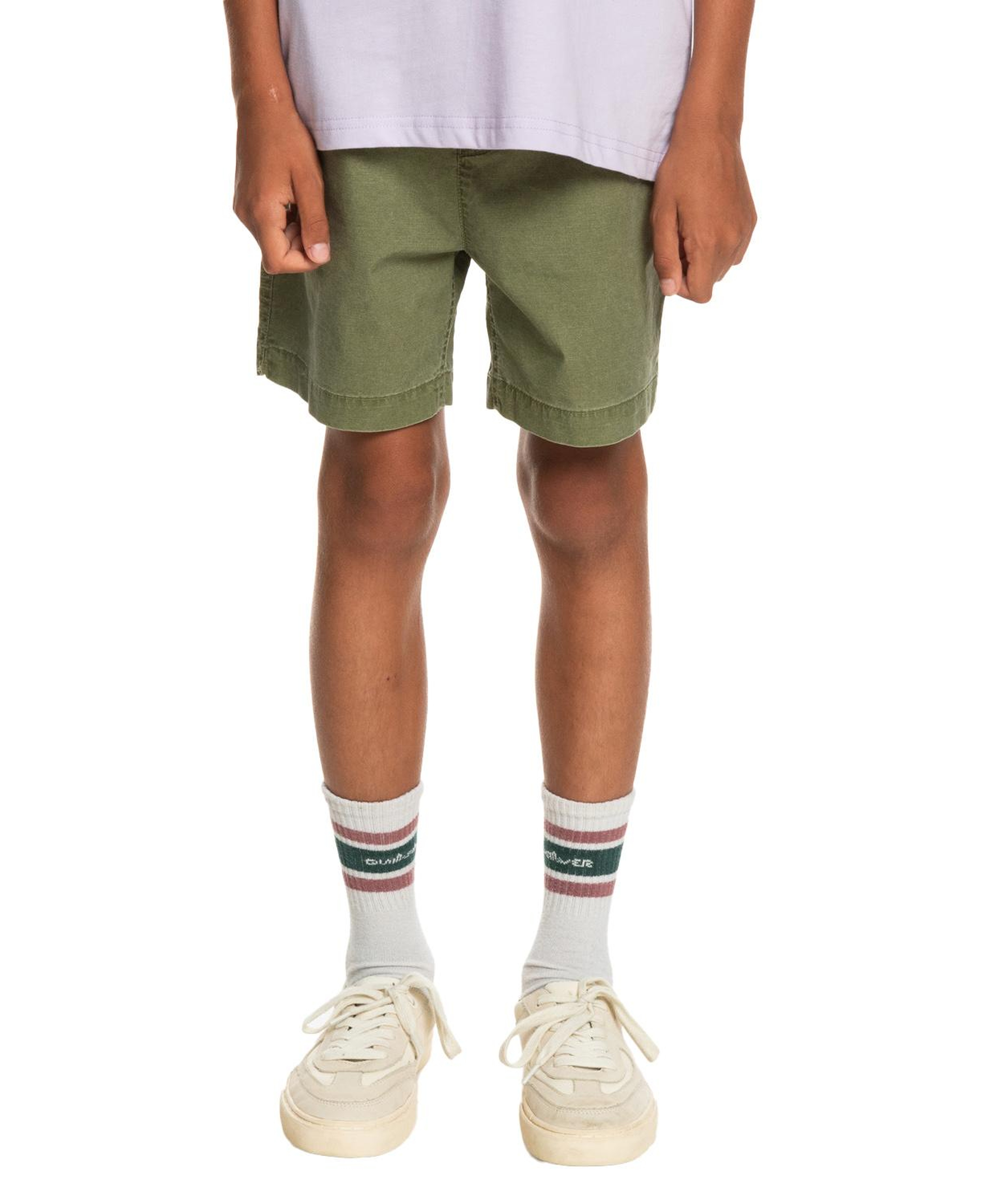 Quiksilver Taxerws B Wkst Erkek Çocuk Yeşil Walkshort