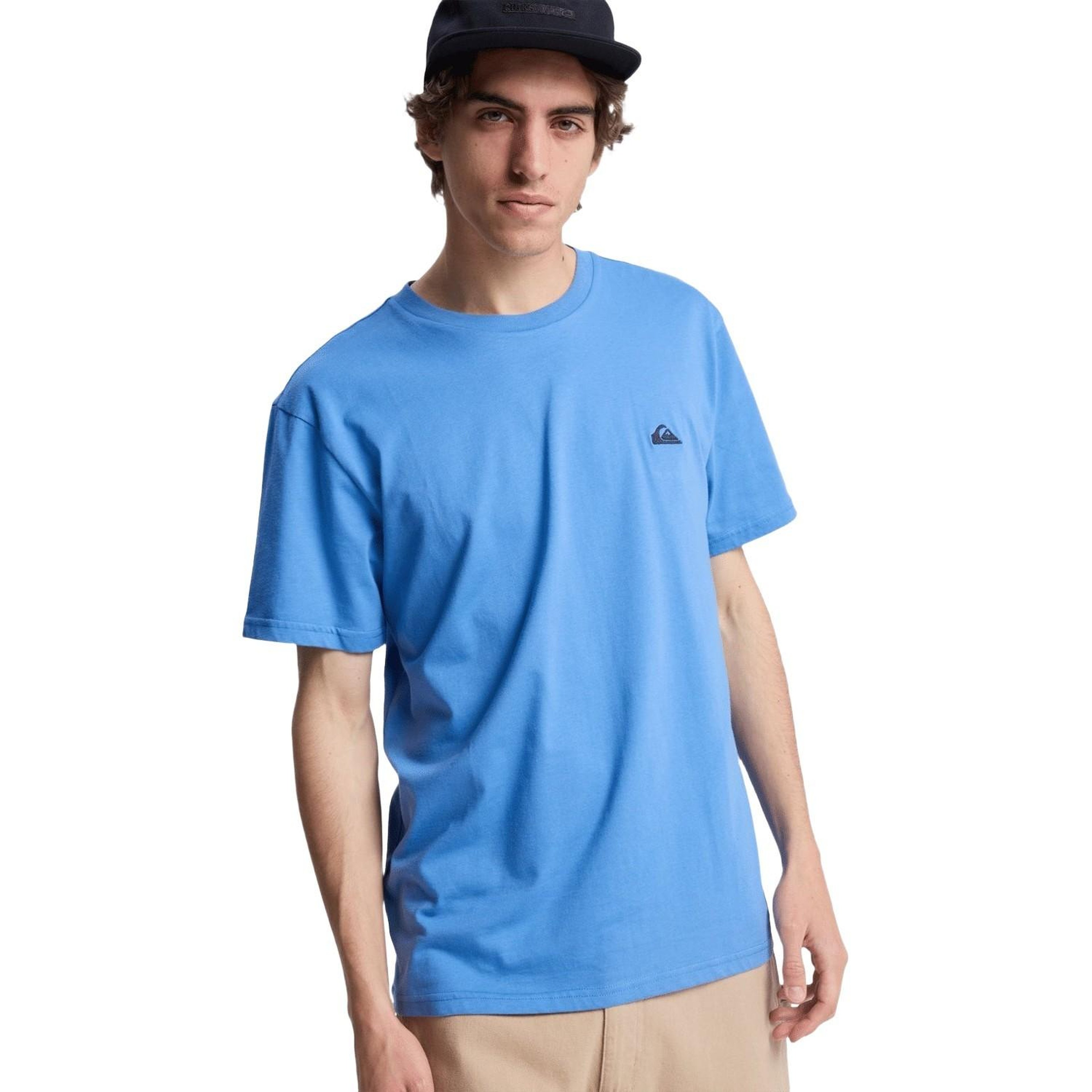 Quiksilver Basicscreenssym Erkek Mavi Tişört