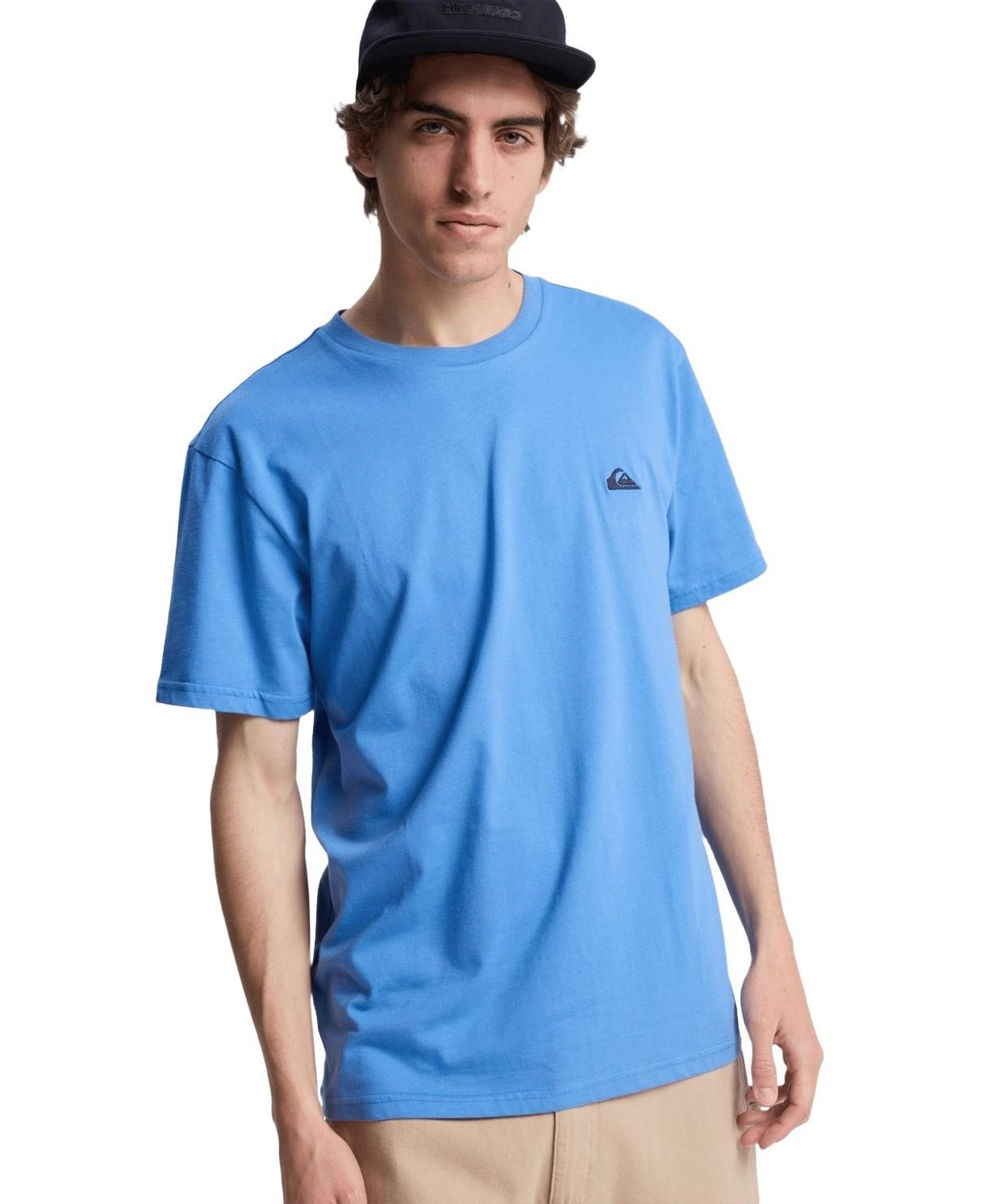 Quiksilver Basicscreenssym Erkek Mavi Tişört