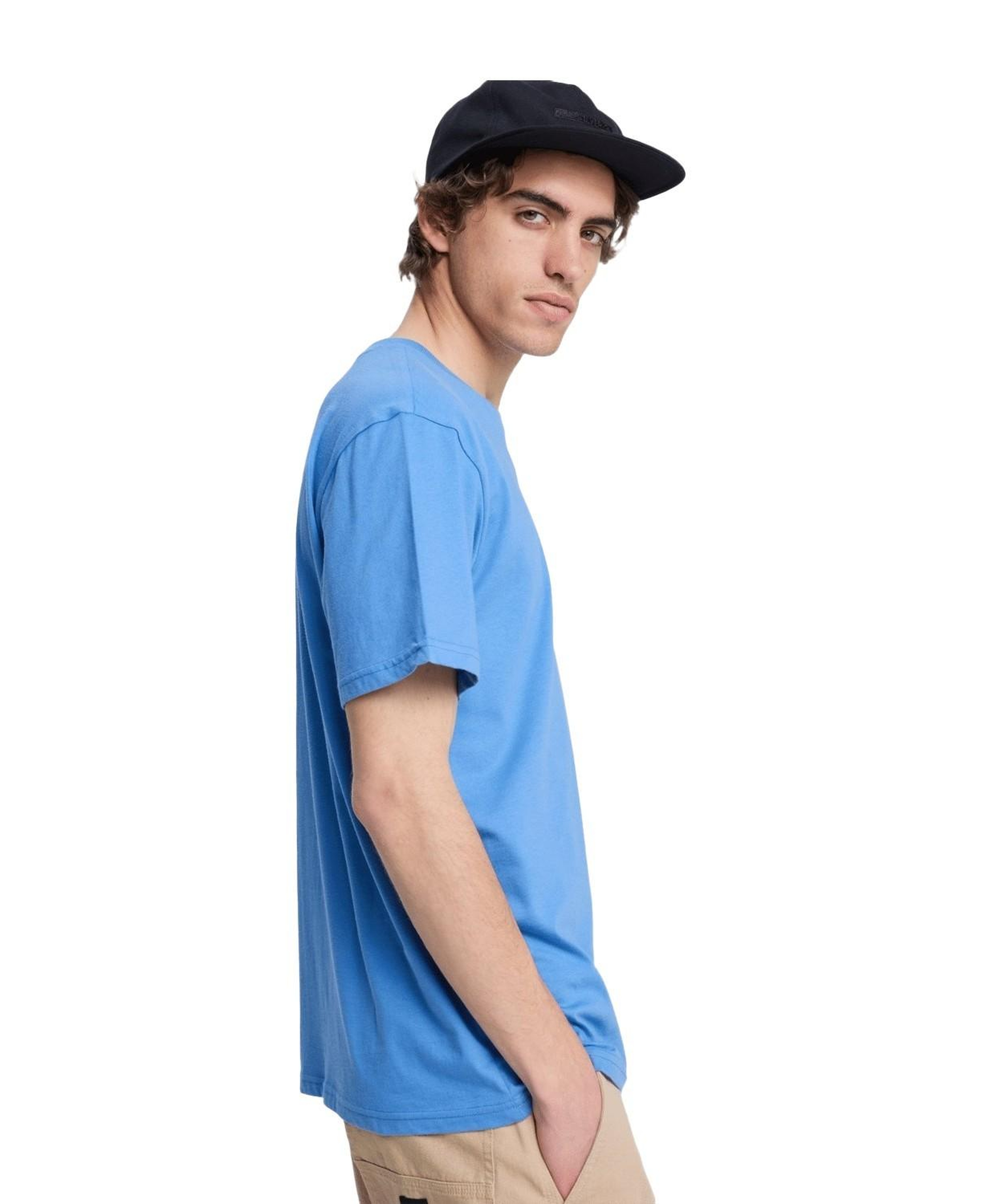 Quiksilver Basicscreenssym Erkek Mavi Tişört