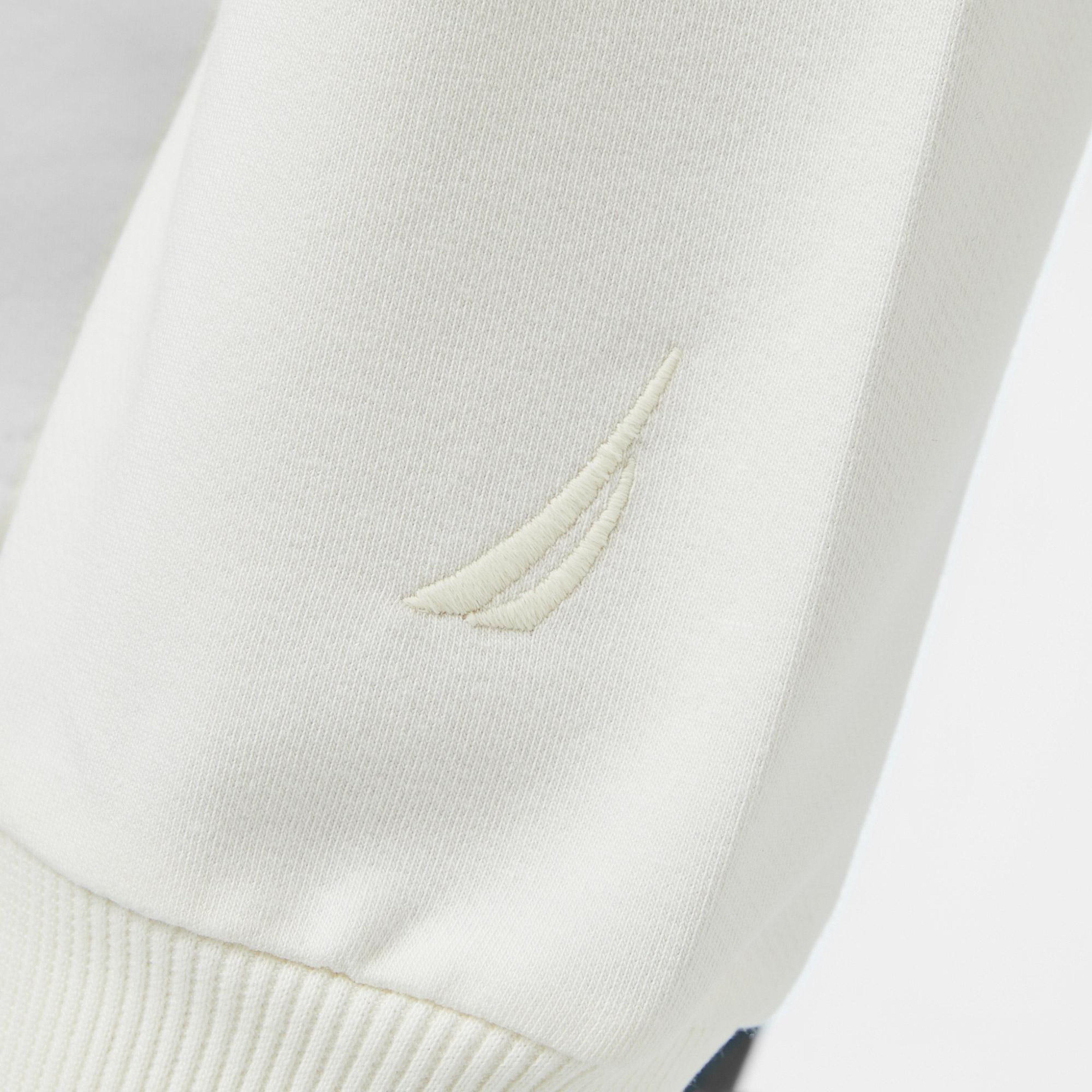 Nautica Erkek Krem Classic Fit Uzun Kollu Polo Yaka T-Shirt