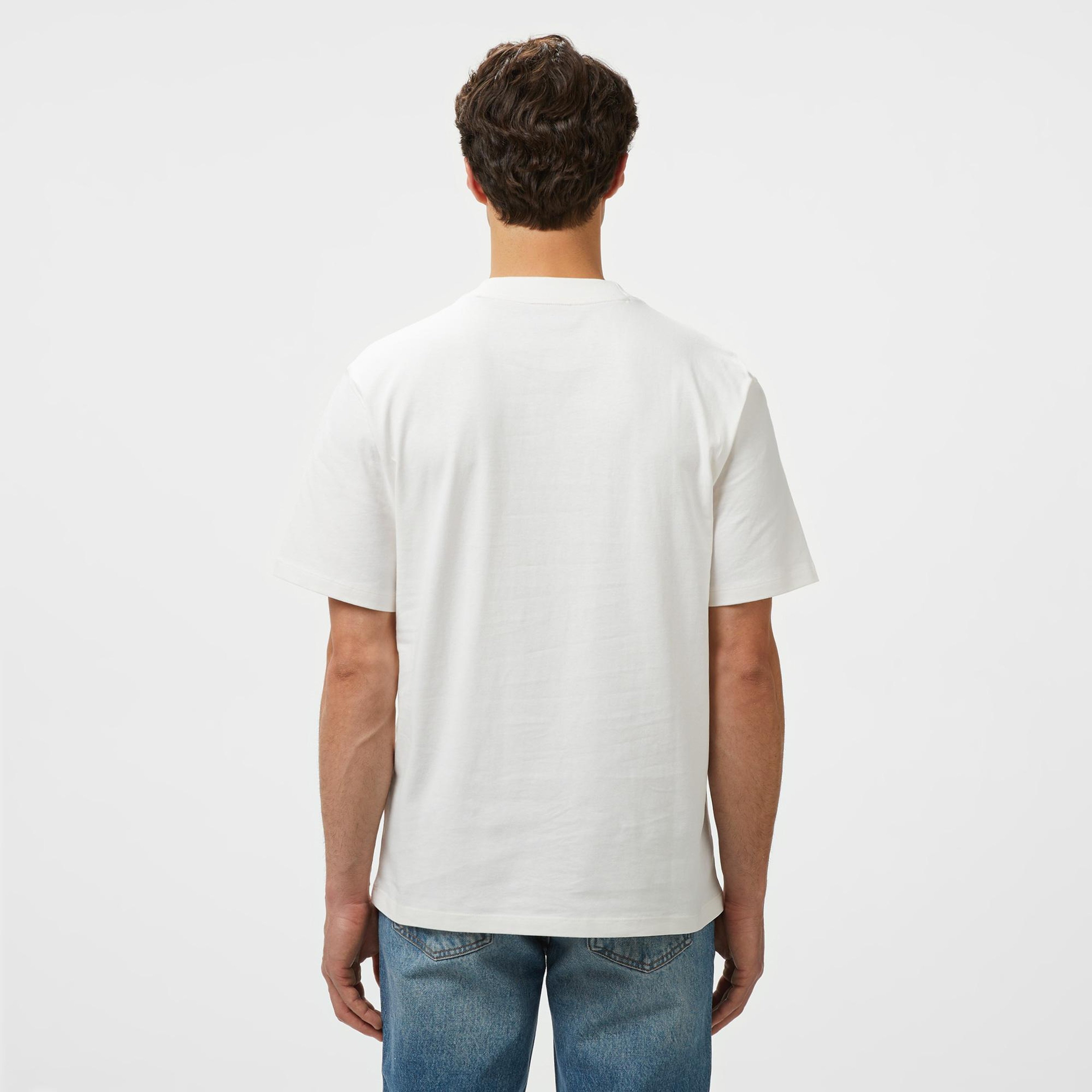 Hugo Dapolino Erkek Beyaz T-Shirt