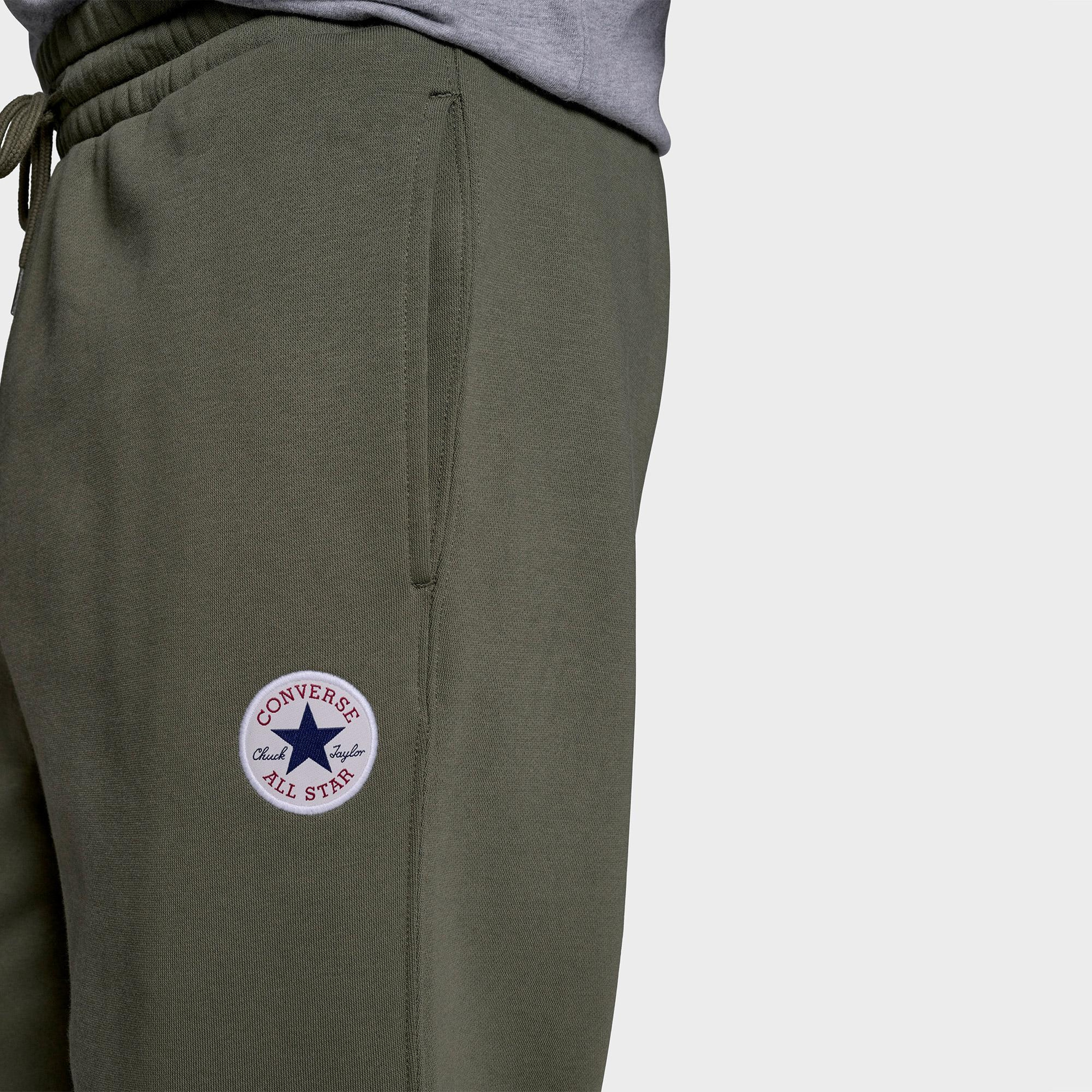 Converse Standard Fit Core Chuck Patch Erkek Haki Pantolon