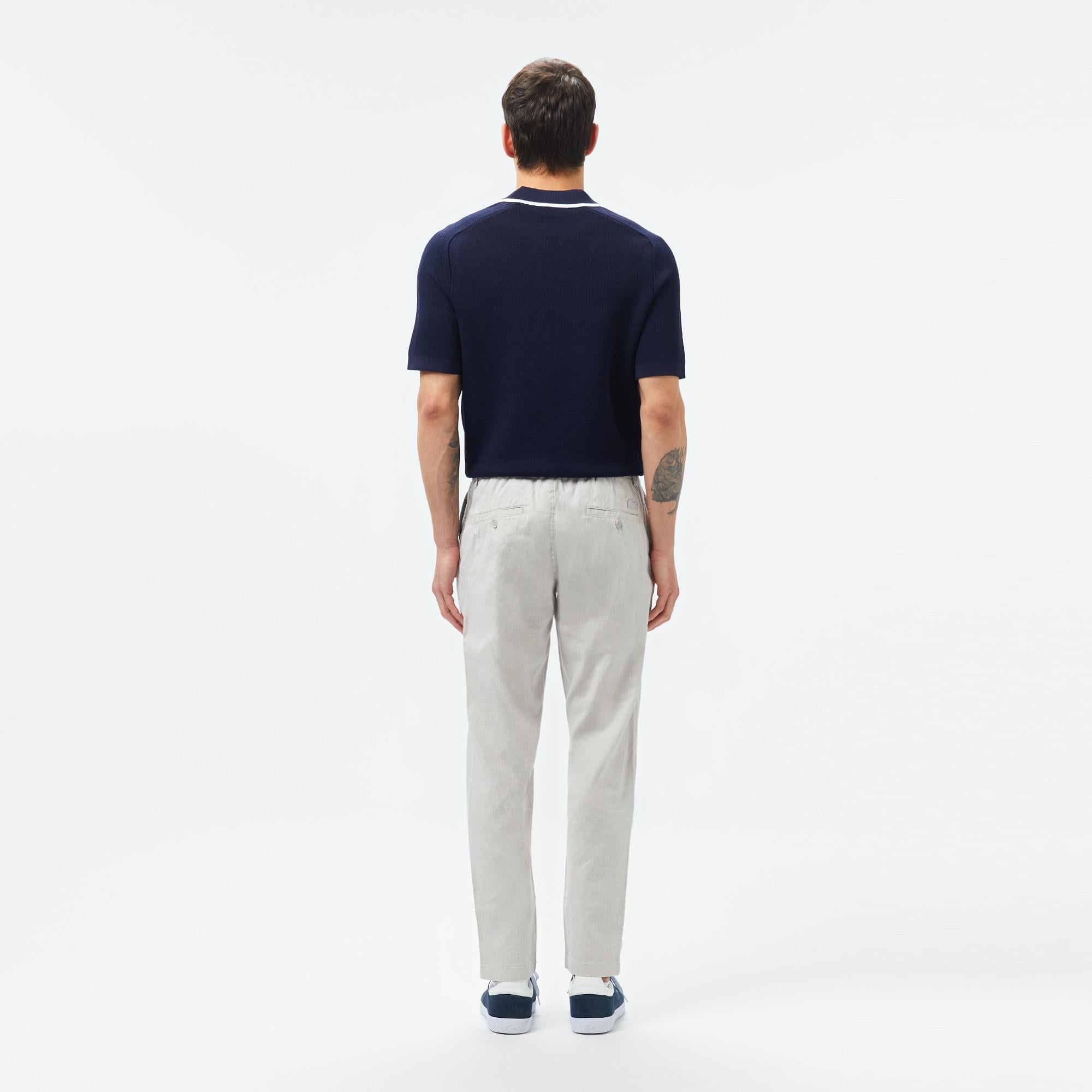 Erkek Slim Fit Gri Pantolon