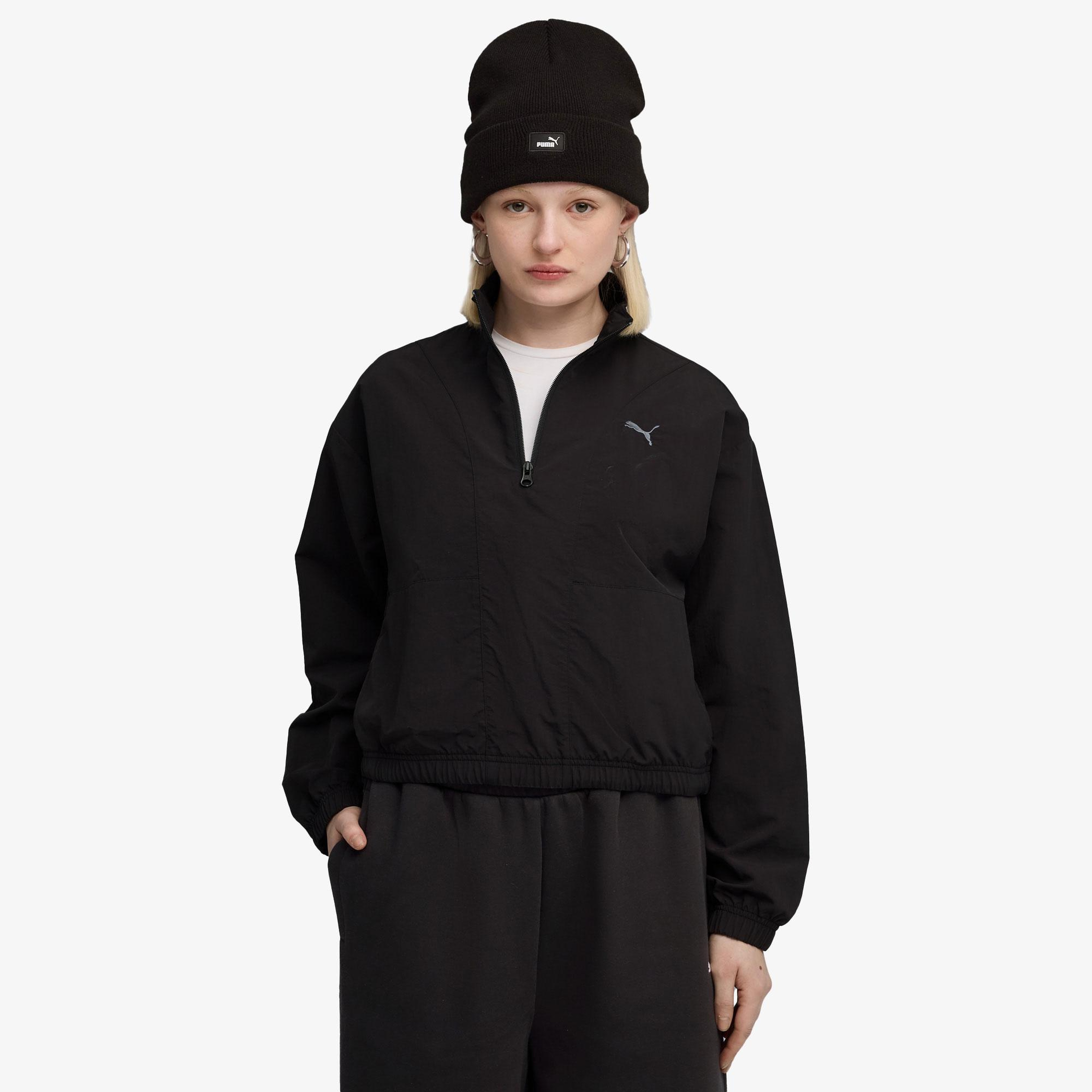 Puma HER Relaxed Kadın Siyah Sweatshirt