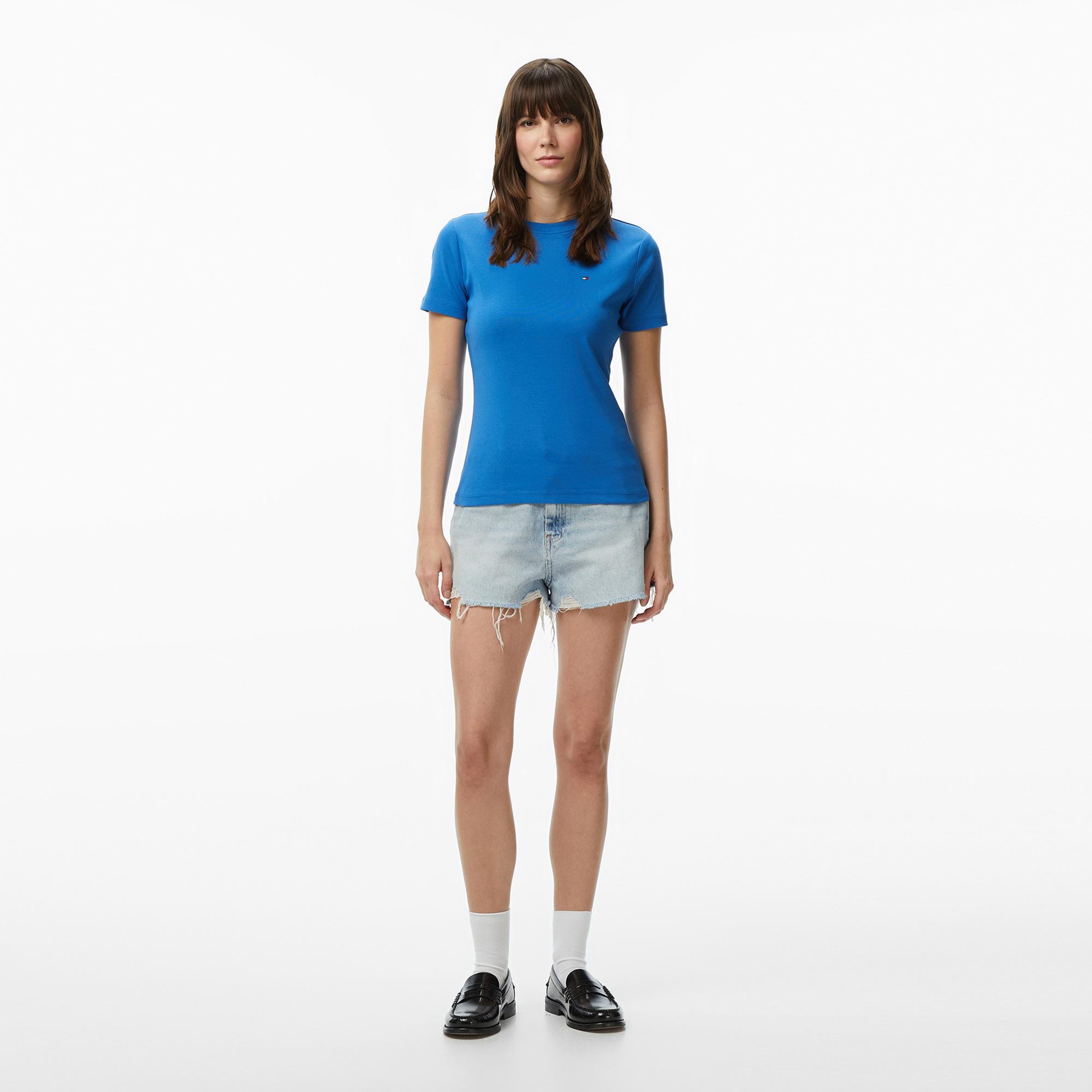 Tommy Hilfiger Cody Kadın Mavi T-Shirt