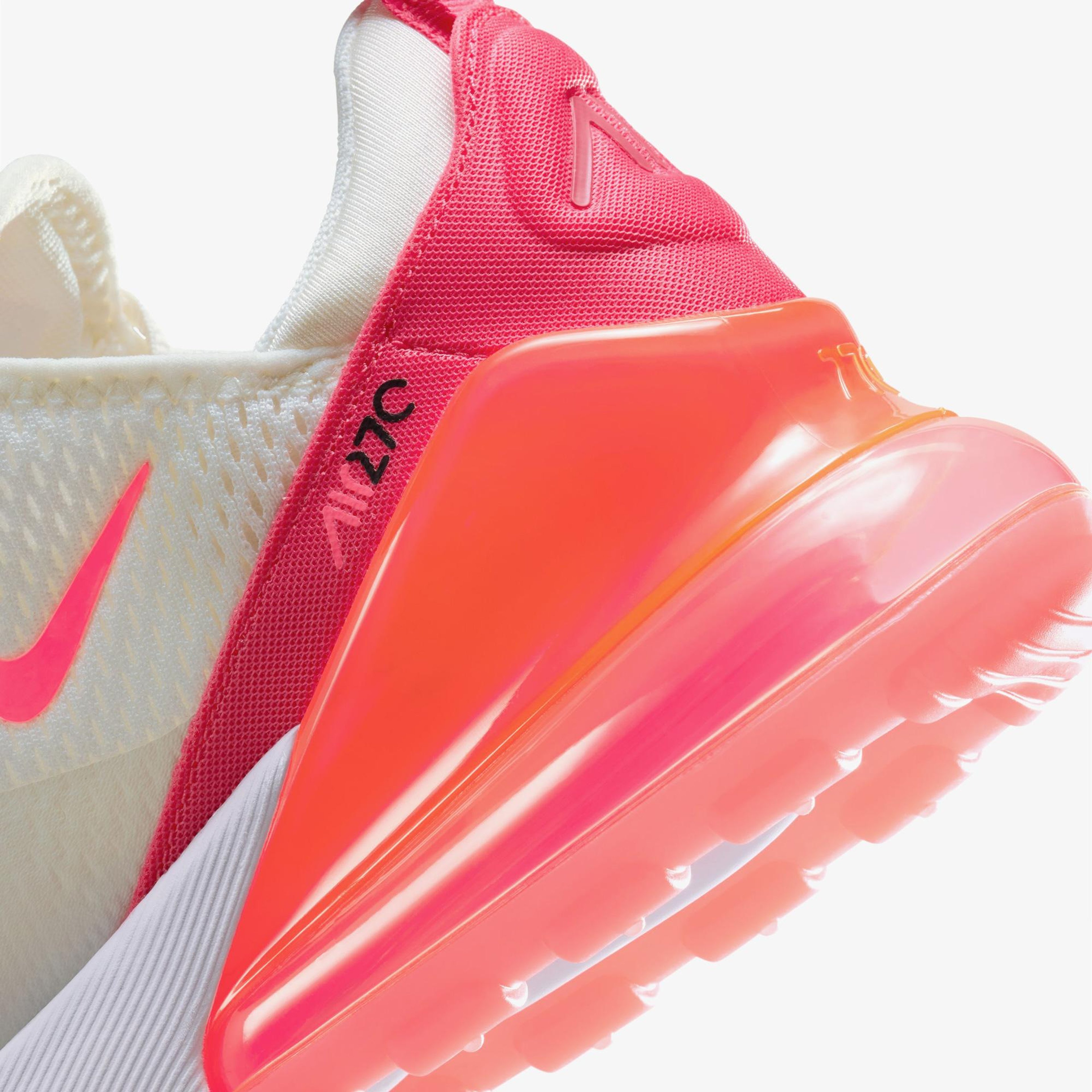 Nike Air Max 270 Kadın Krem Rengi Spor Ayakkabı