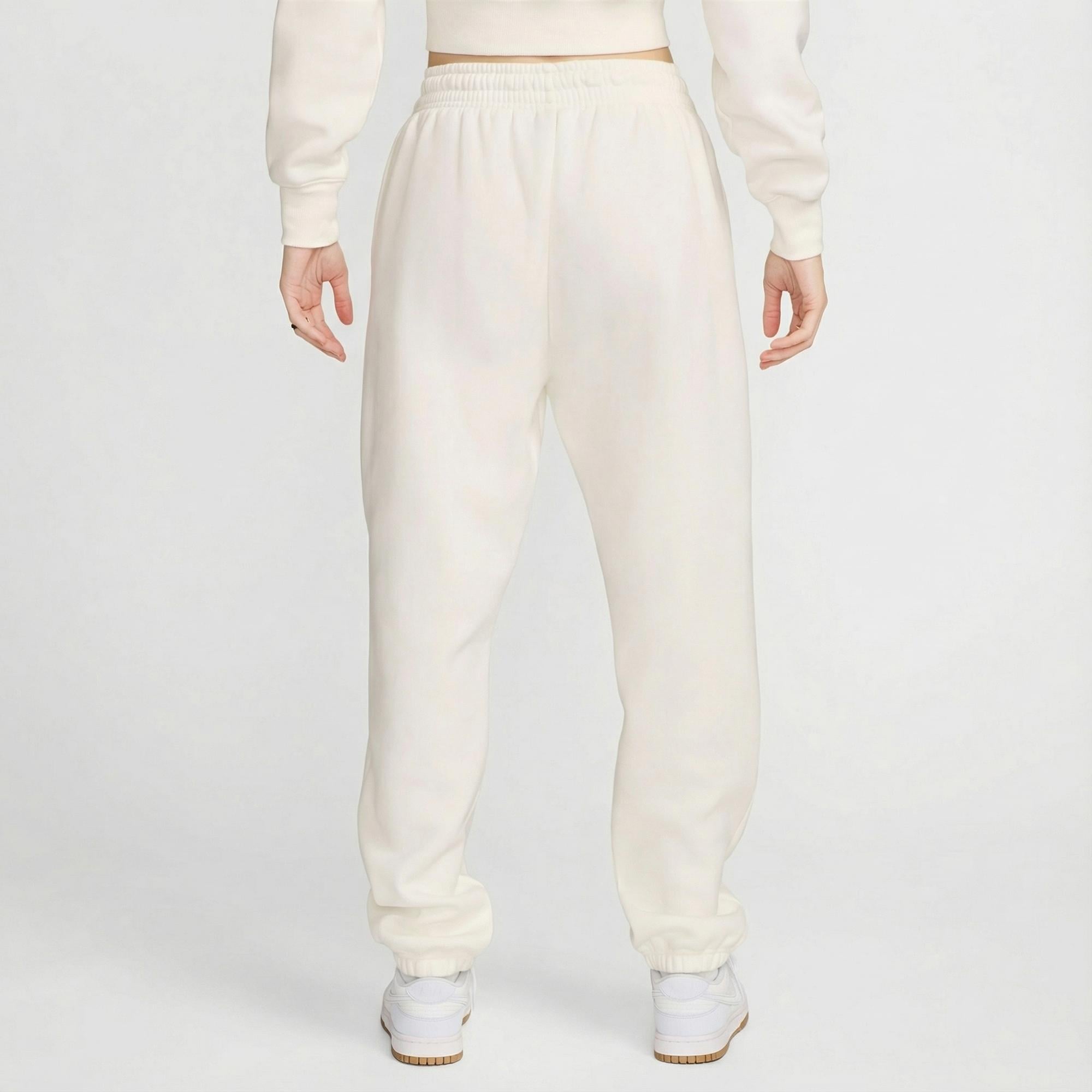 Nike Sportswear Phoenix Fleece Kadın Beyaz Eşofman Altı